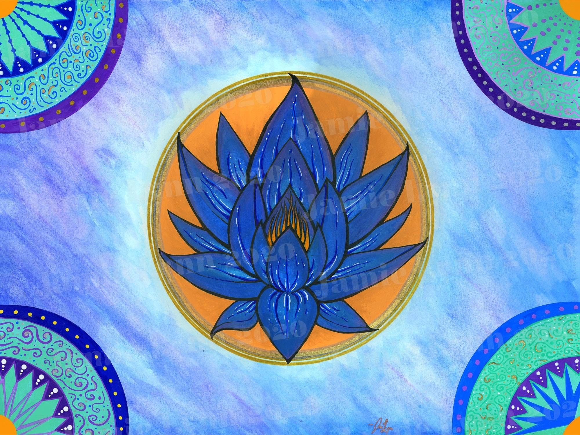 Lotus Eater, mix media