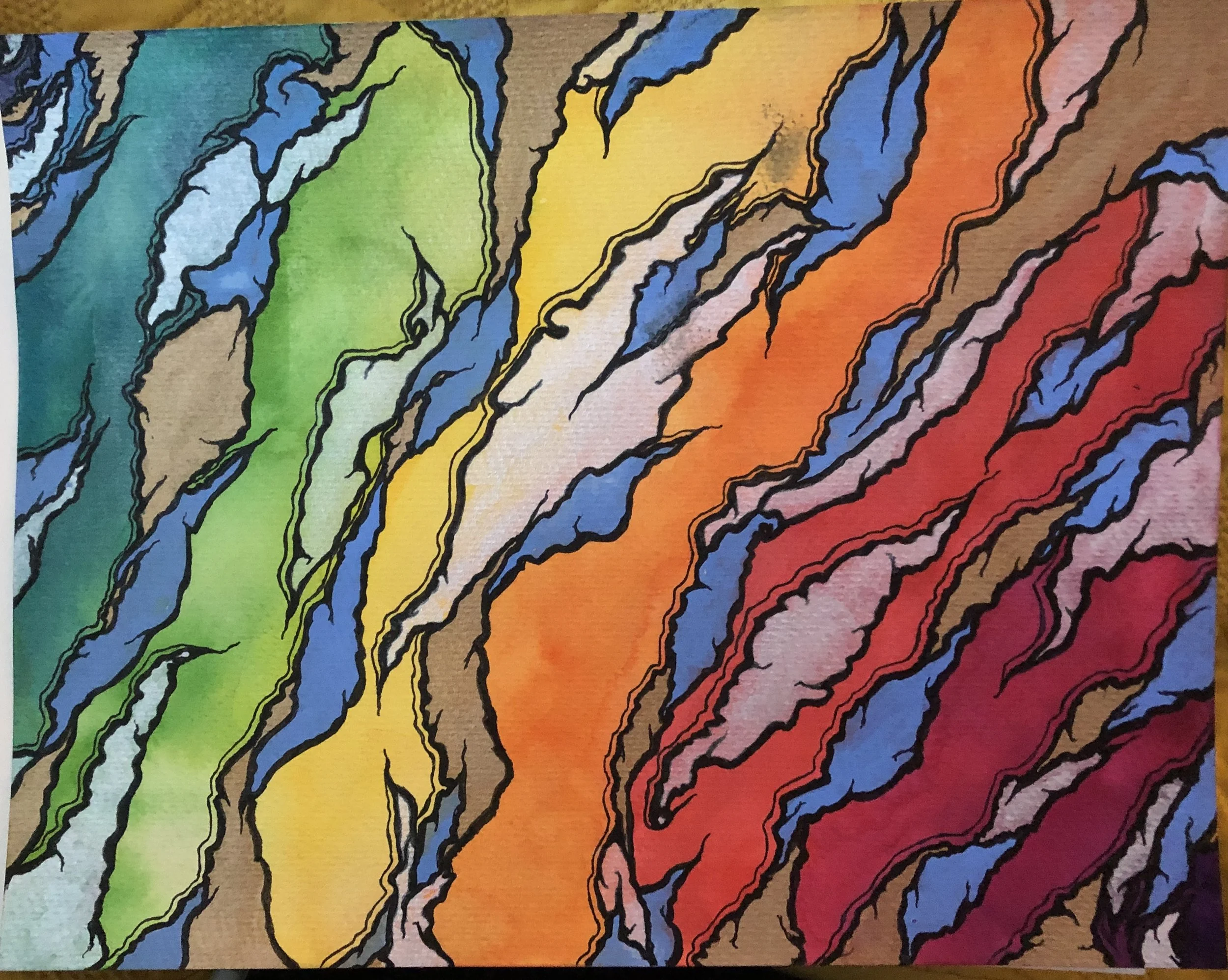 The Way I See It,
Watercolor, ink
2021