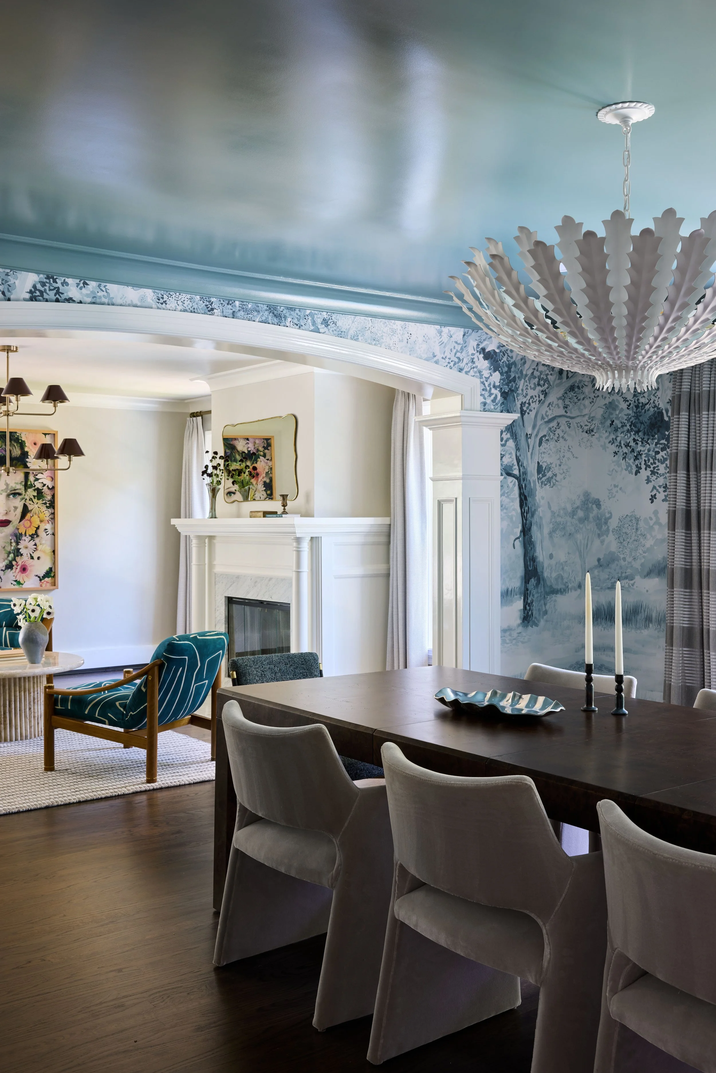 living room in a chappaqua estate