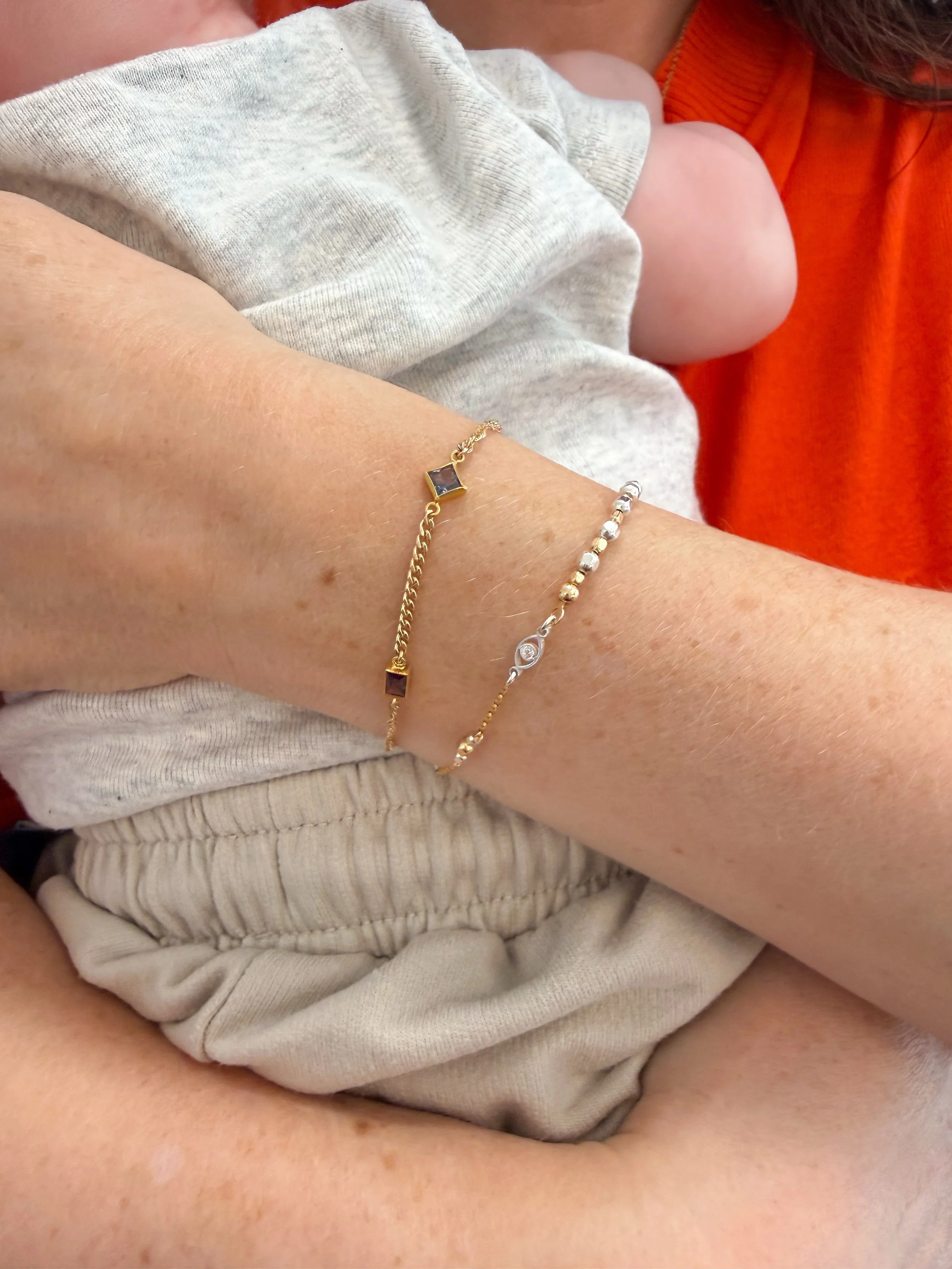 end of maternity leave.
new permanent bracelets.
baby in arms.

She couldn&rsquo;t believe this was in Gainesville 🥹🫶🏼💫

#gainesvillefl #permanentjewelry #thingstodoingainesville #gainesvillemom #gainesvillemoms