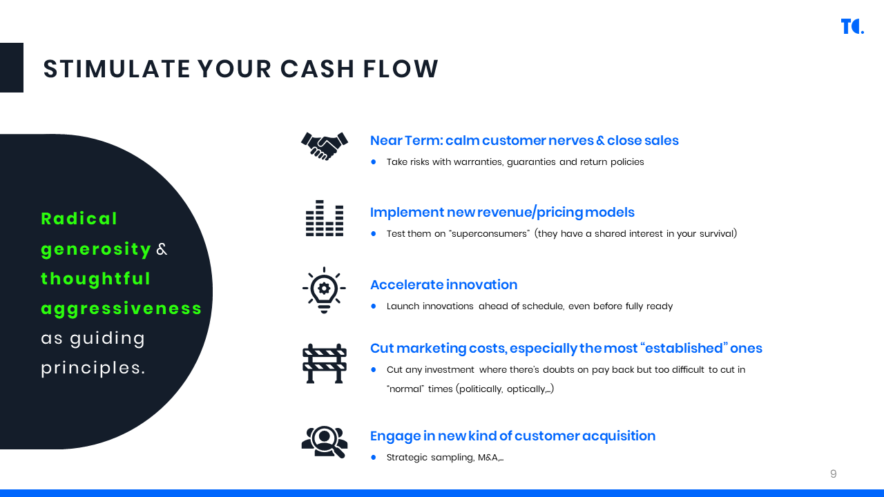 Stimulate your Cash Flow