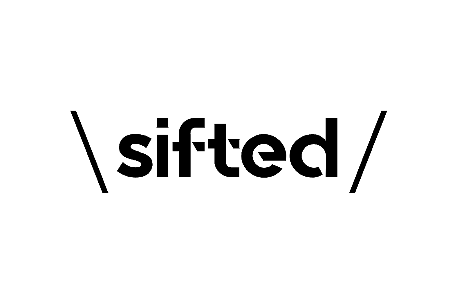 Logo of Sifted, featuring the word 'Sifted' with stylized slashes on either side.