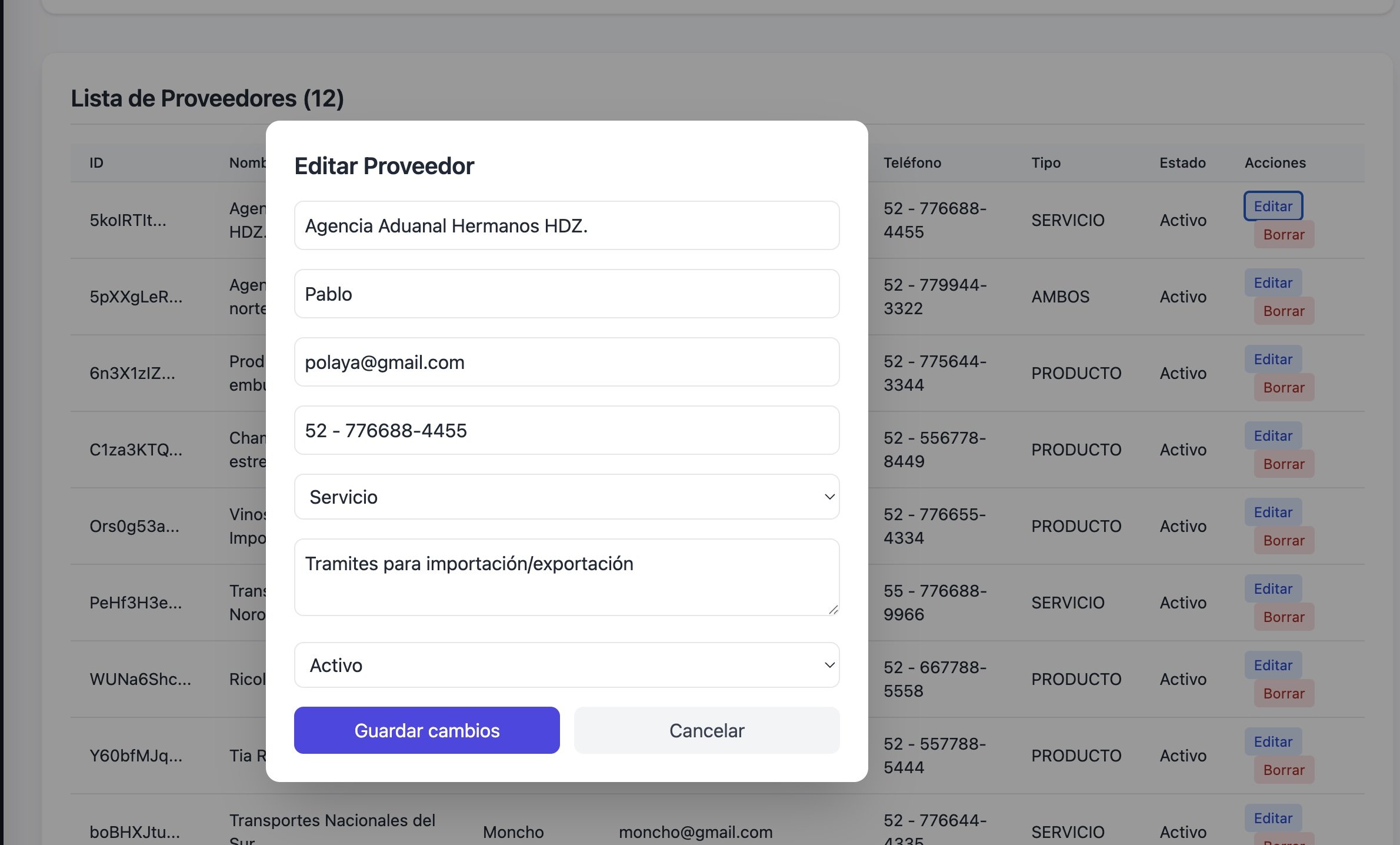 Gestiona tus proveedores