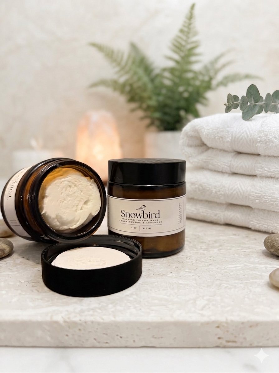 Frankincense & Lavender Whipped Tallow - 4 oz
