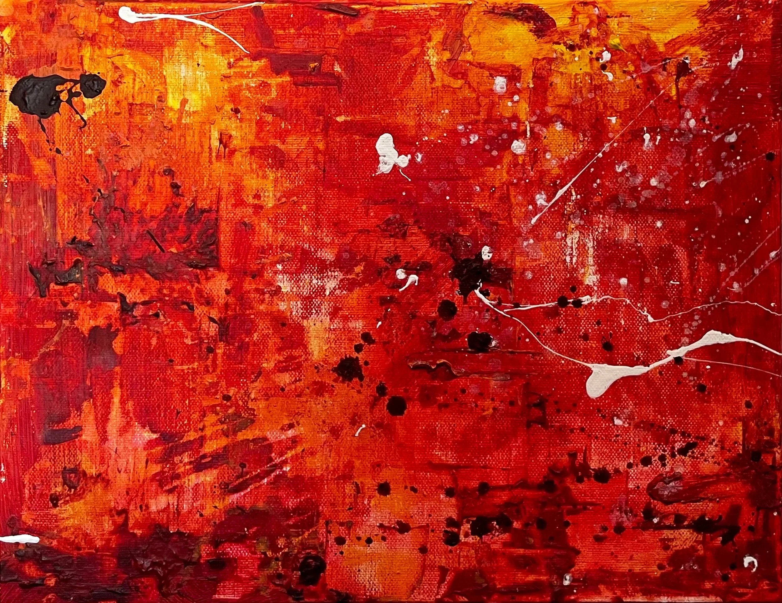 Tuesday Morning Commute | Acrylic and Oil on Canvas