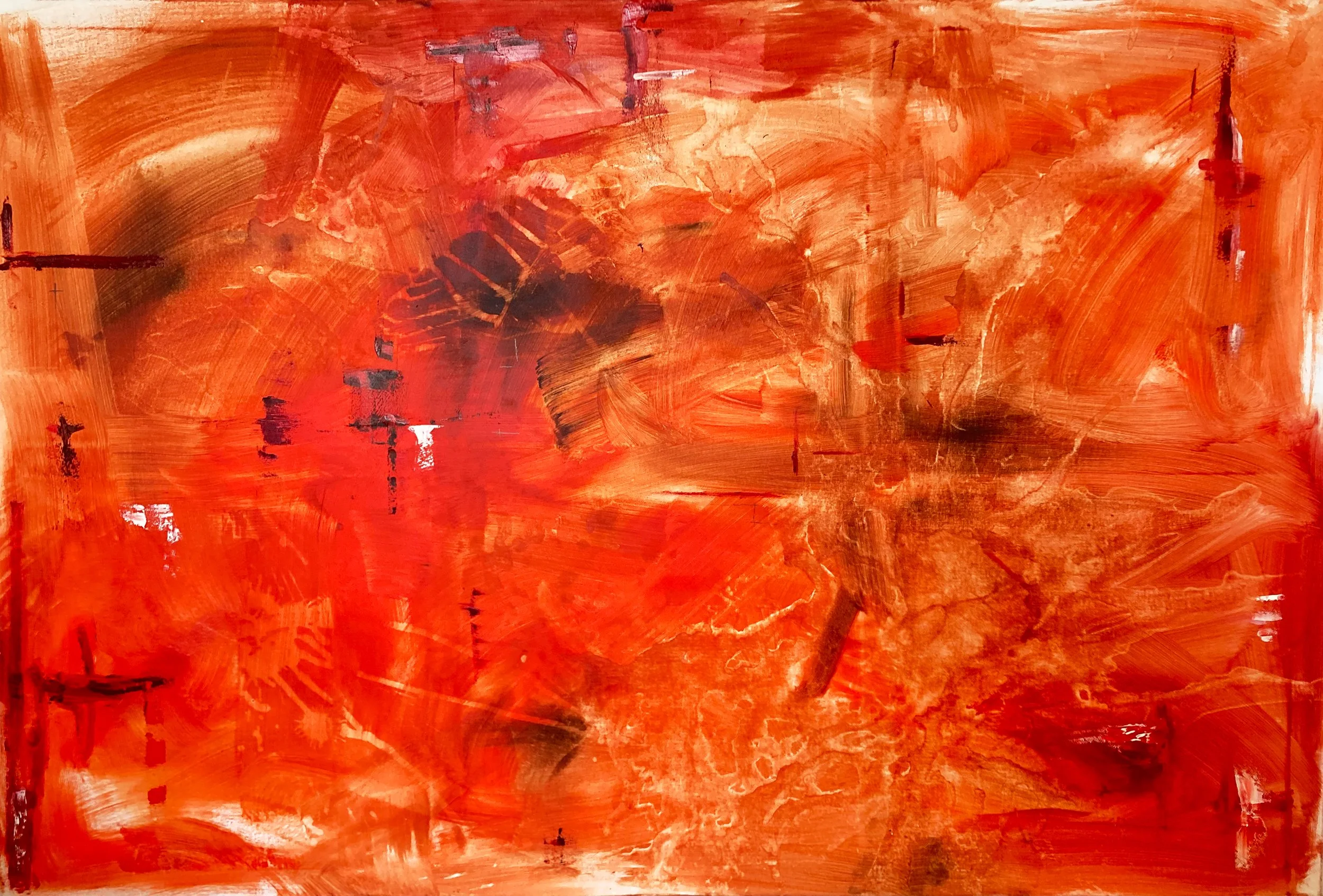Magma | Acrylic and Oil on Canvas