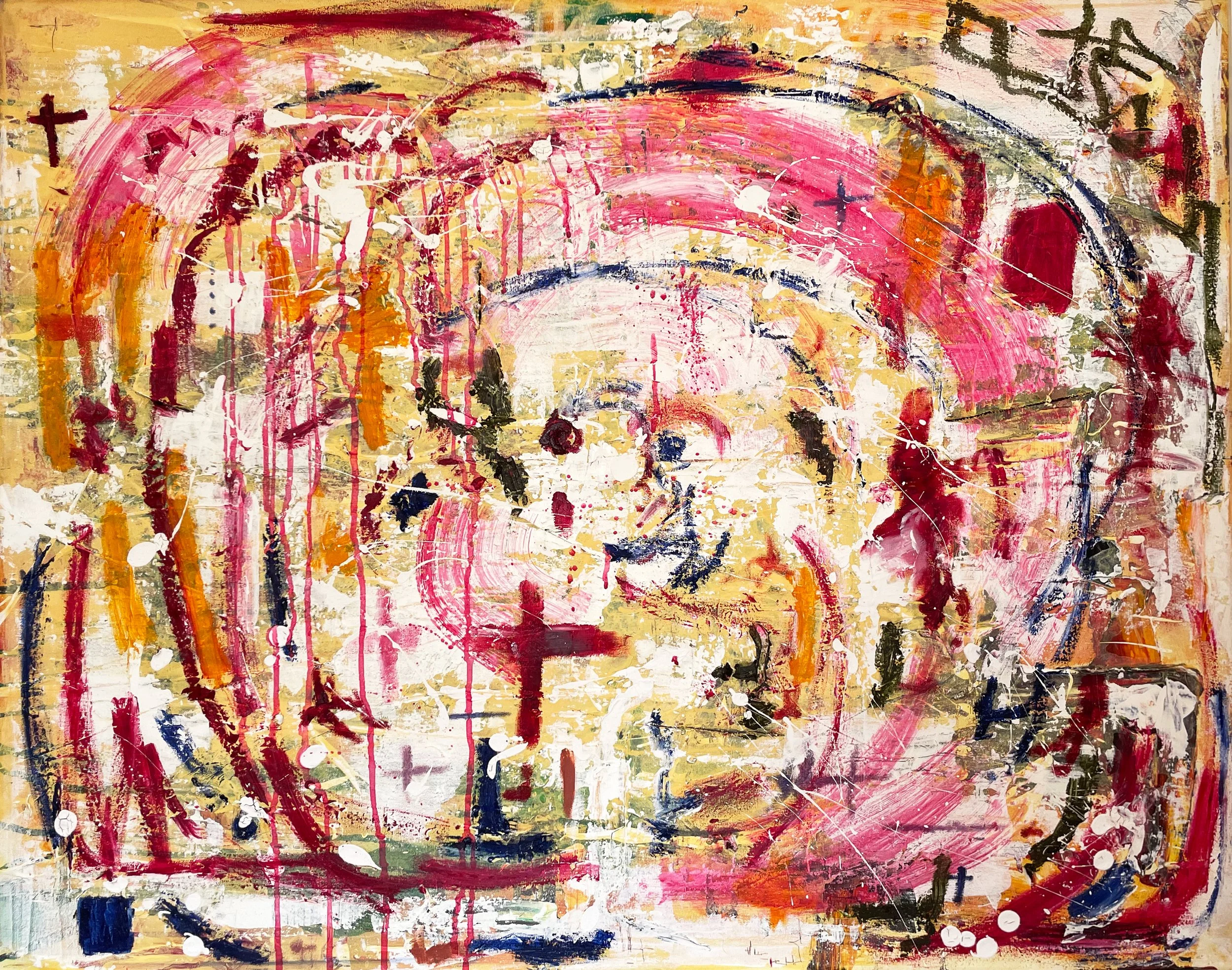 Summer Fiesta | Acrylic and Oil on Canvas