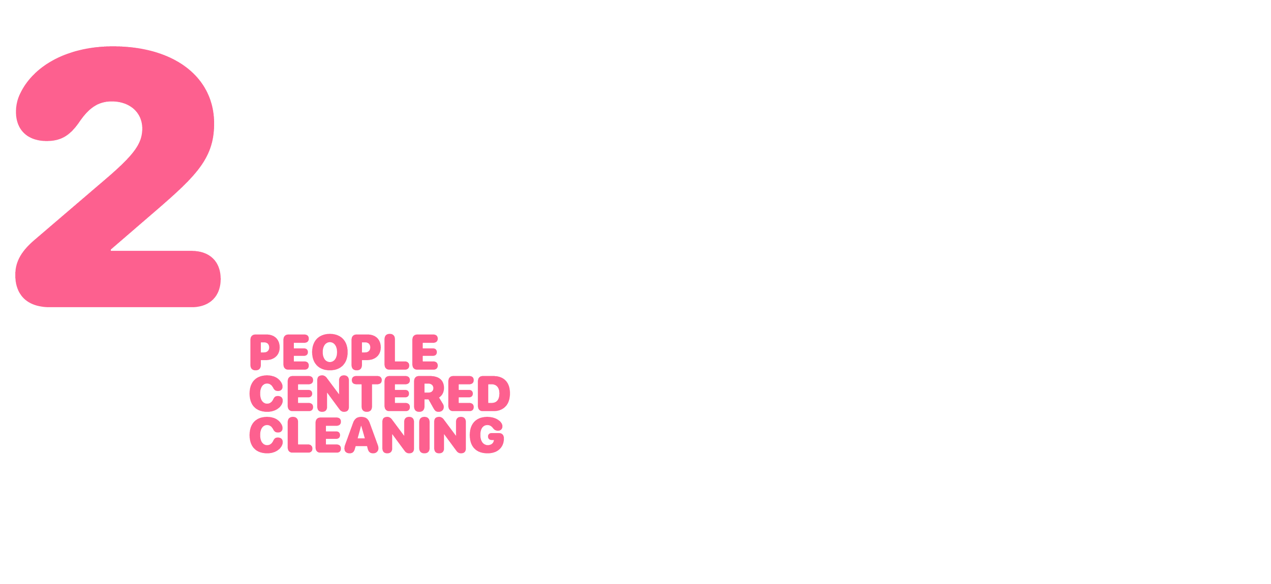 Logo for Hospital2Home, a cleaning service targeting people-centered cleaning, with the text "Hospital 2 Home" and "People Centered Cleaning" in pink and white on a black background.