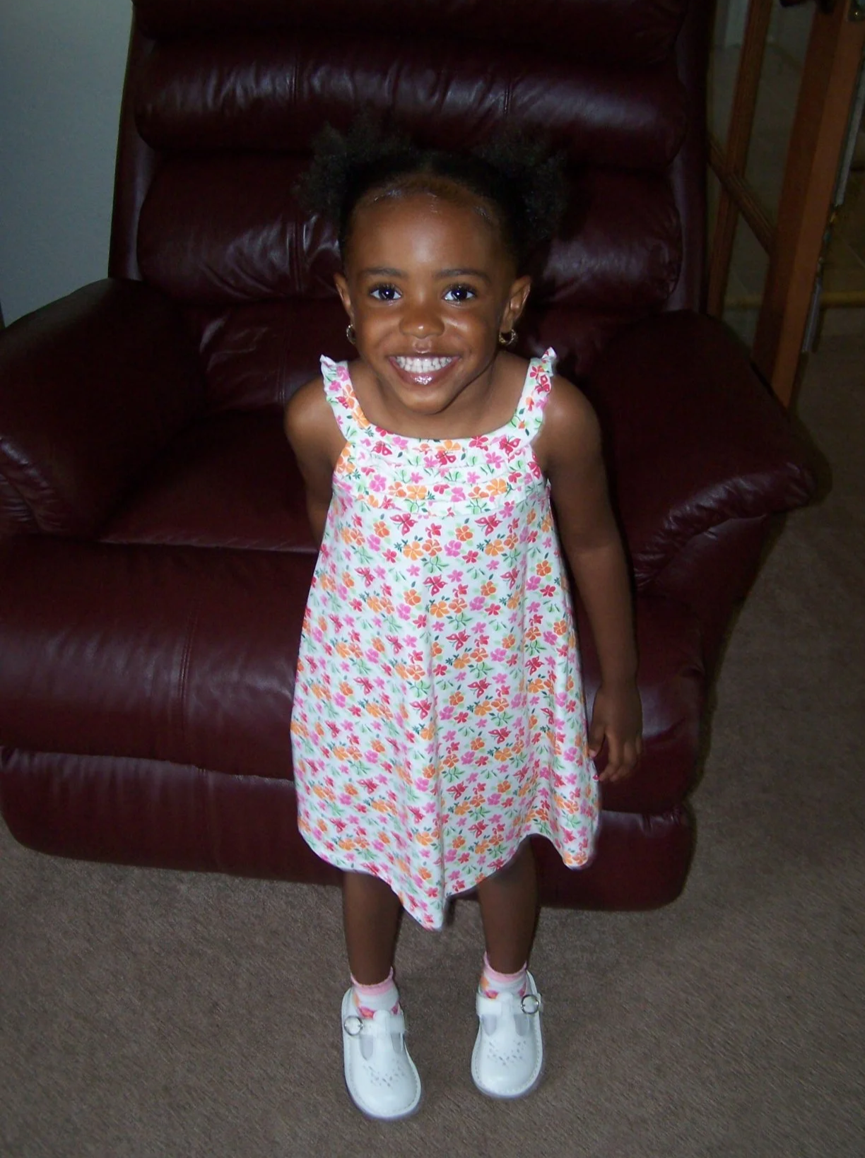 Tia Irby as a toddler