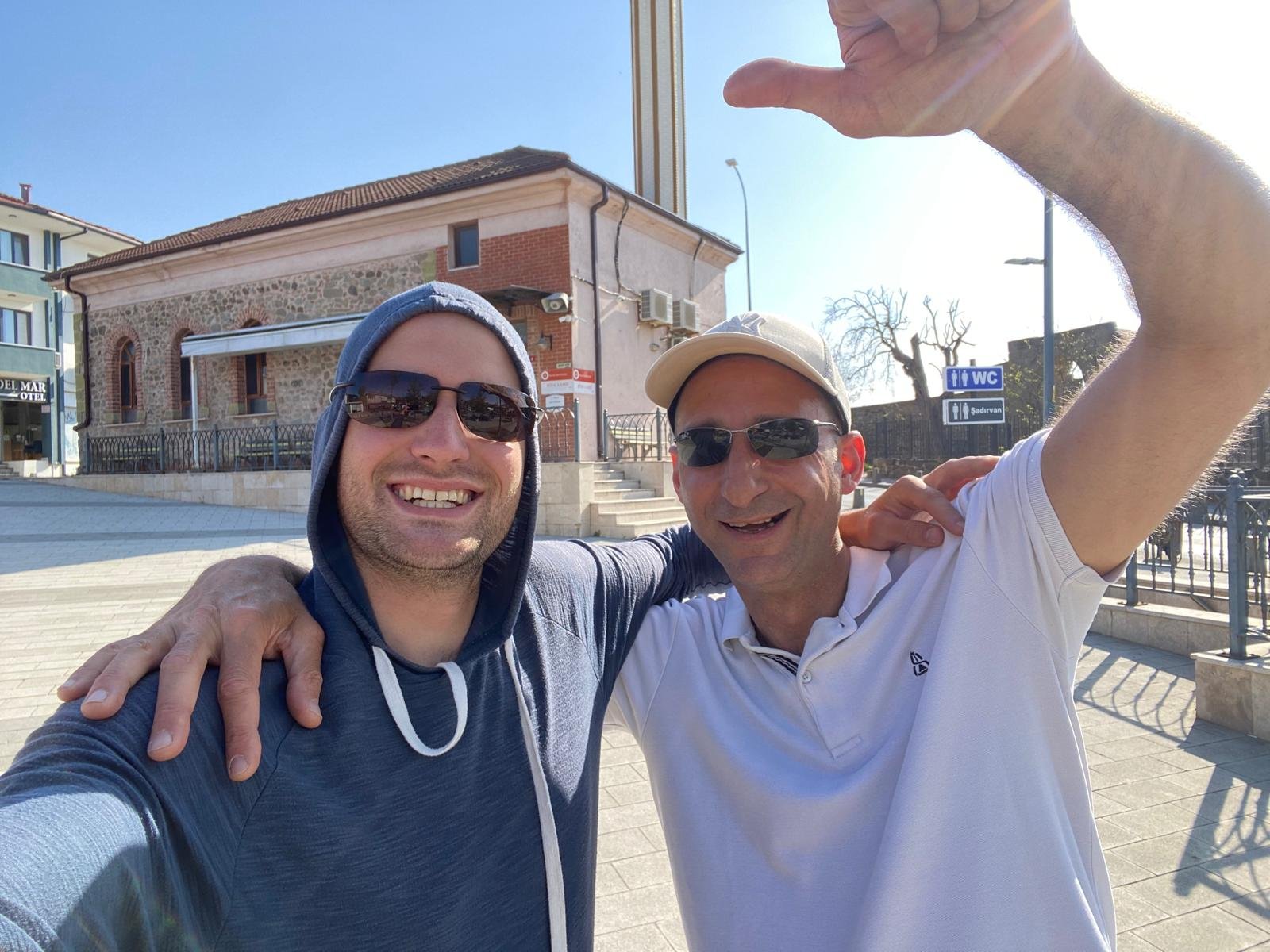 My wonderful Turkish friend who works at Siemens in Berlin.  Gave me a lunch, coffee, and a tour of his Black Sea village and the 700 year old pirate fortres