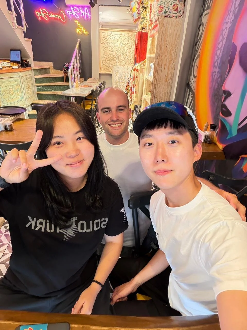 Wonderful Korean friends who traveled with me for a day to explore Asian side of istanbul