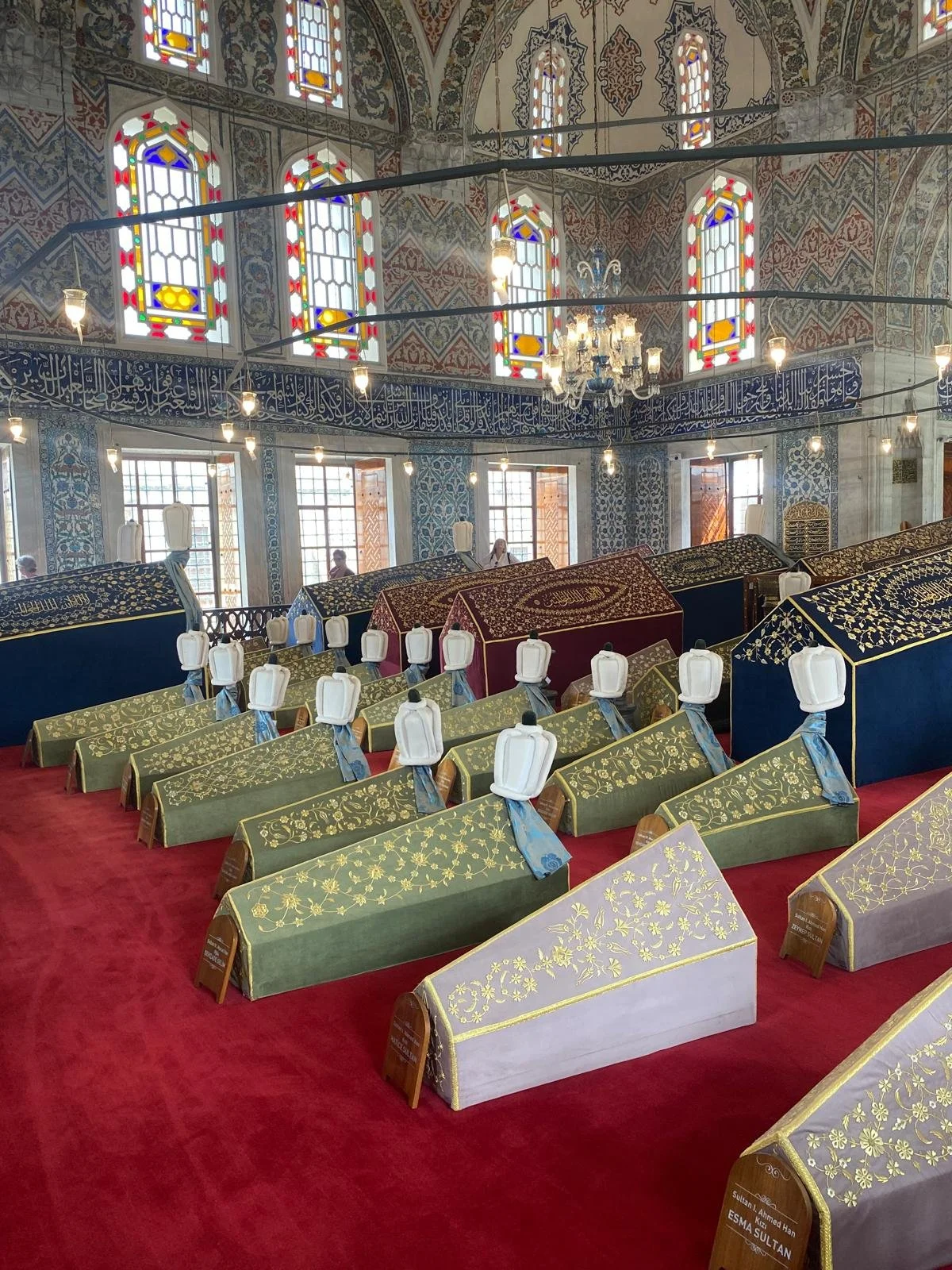 Tombs of all of the ottoman sultans from last 7 or so centuries