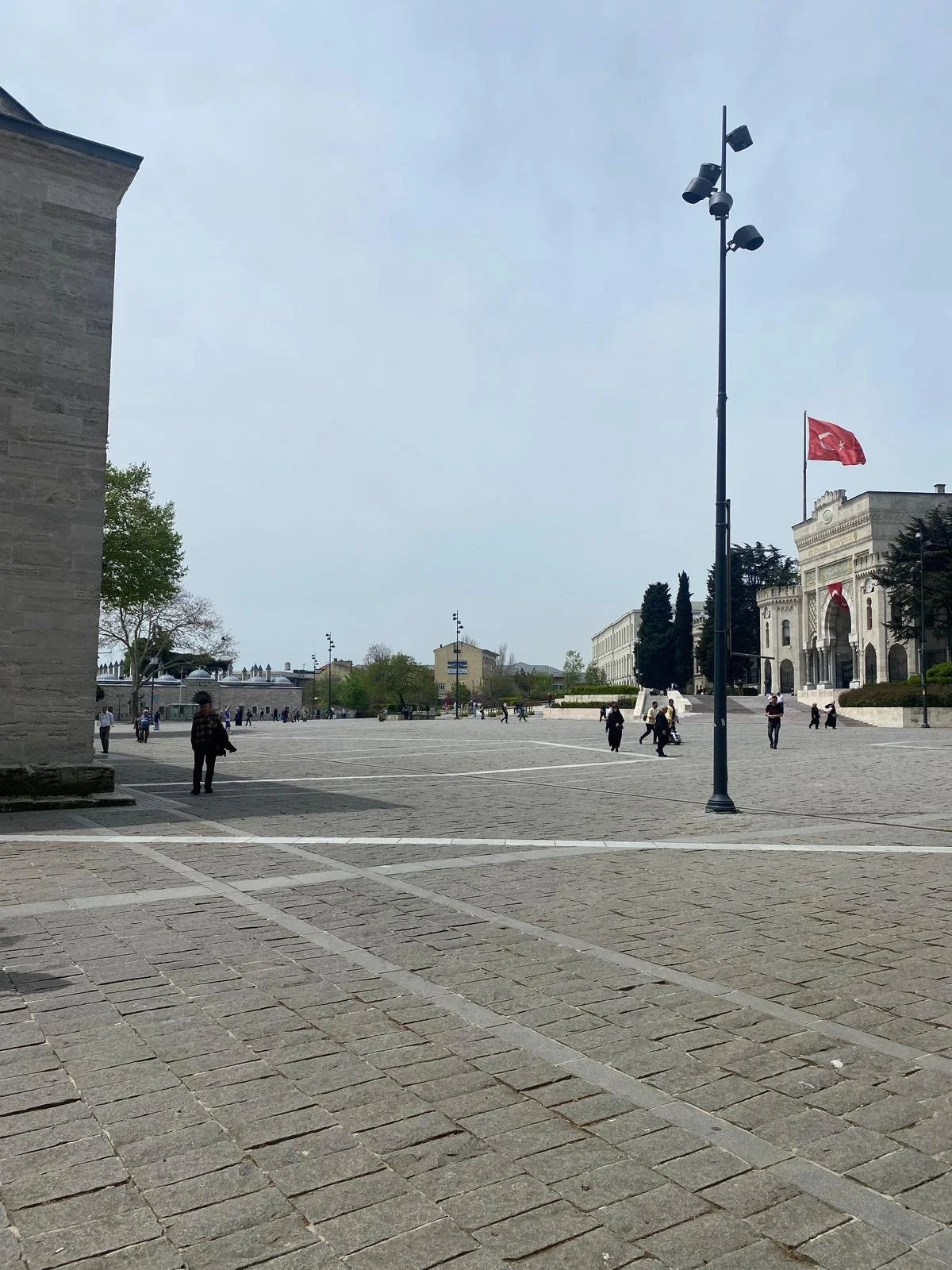 Nice quiet square near istanbul university, good for 15¢ glasses of tea and a good book