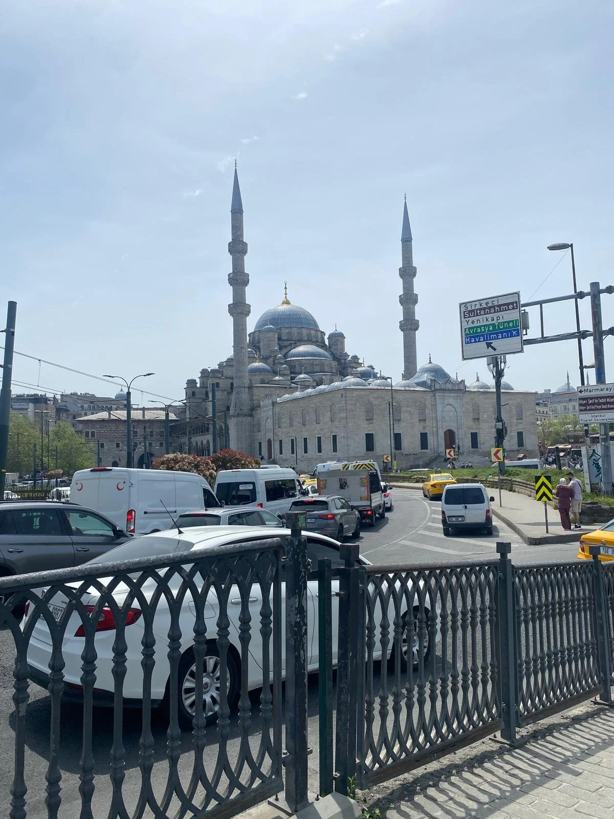 One of many huge mosques in istanbul
