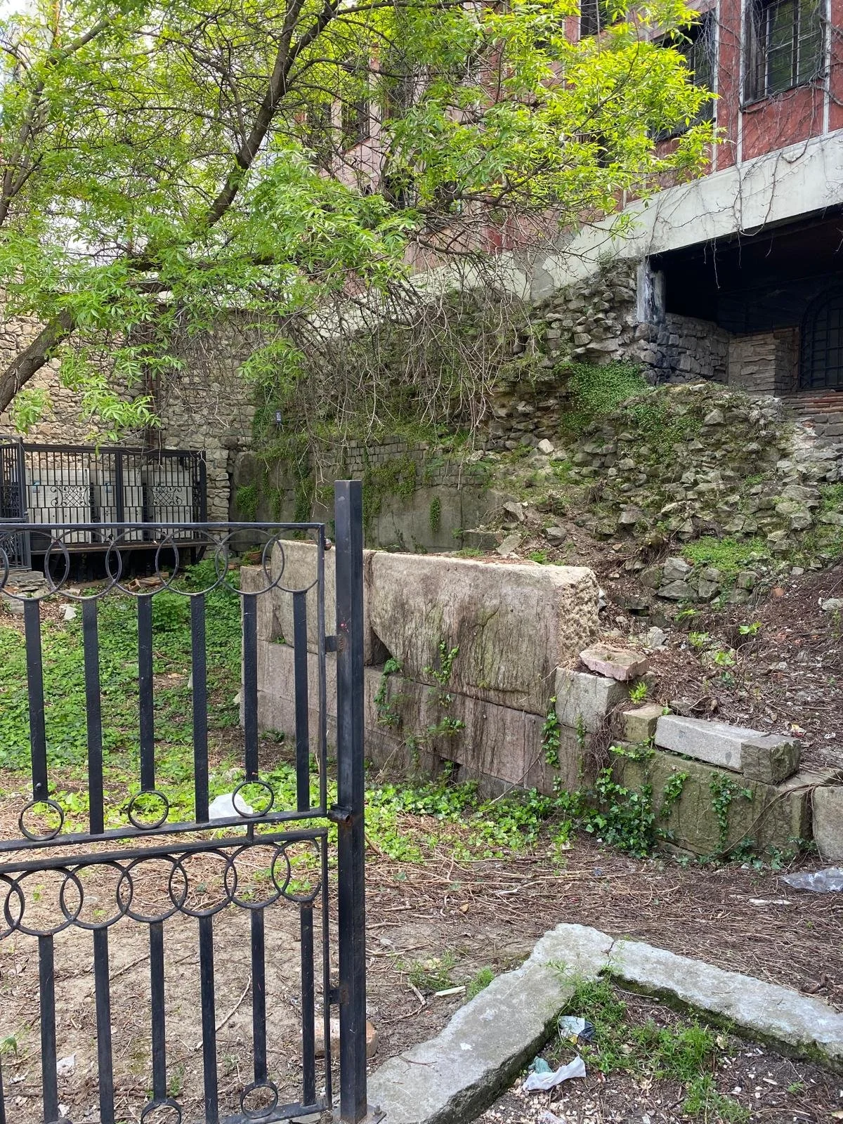 Examples of left over ruins.  all over city experiencing the elements
