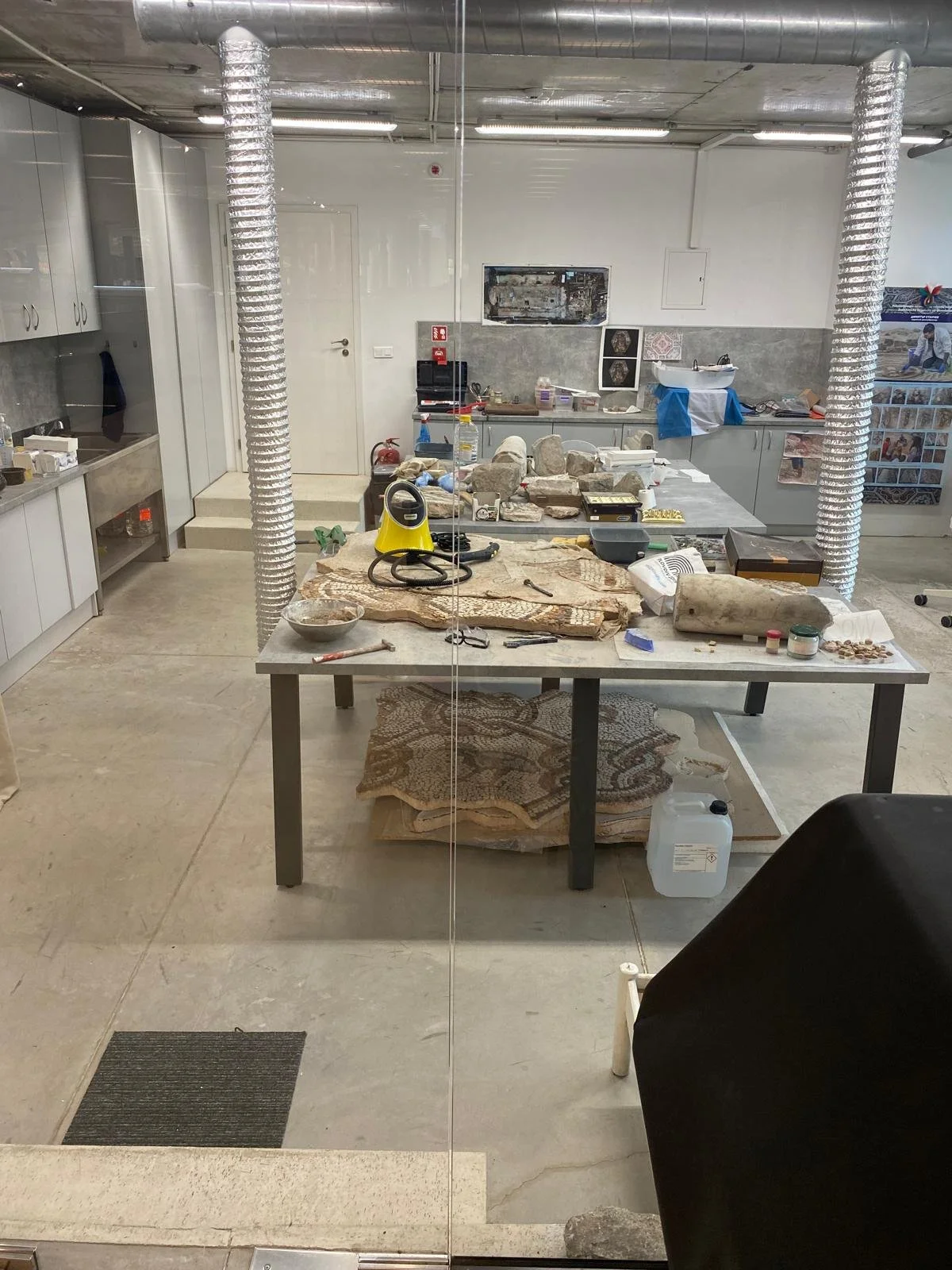 More mosaic being cleaned and discovered everyday, Plovdiv has barely been excavated because most Bulgarians simply aren’t interested, an archaelogist’s dream city.