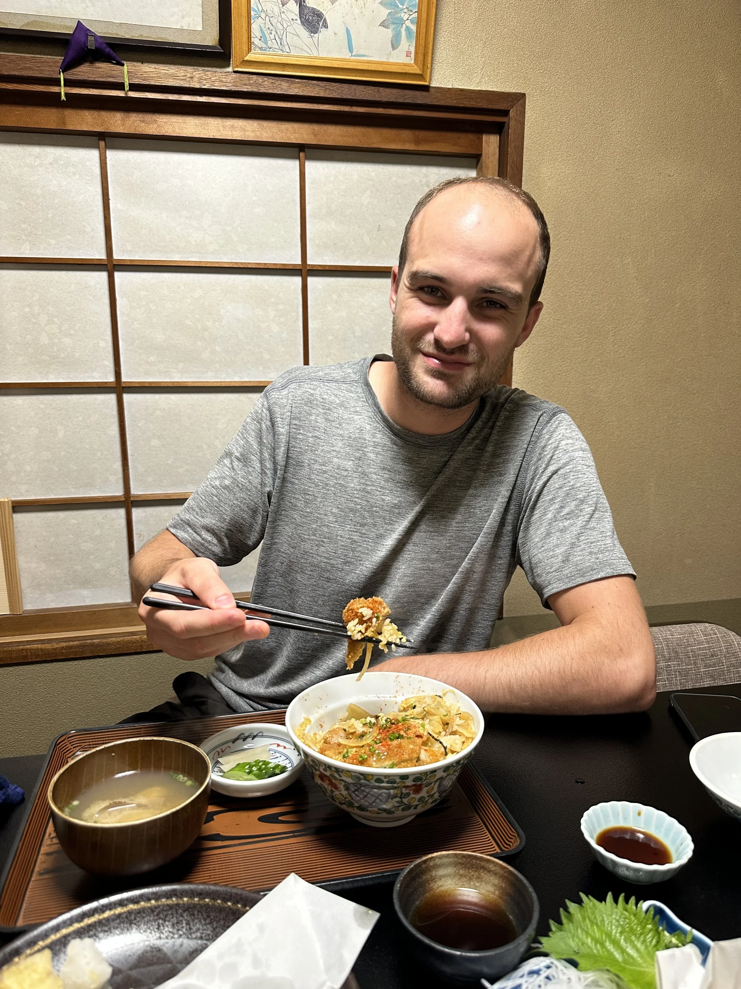 Andrew refueling in Japan