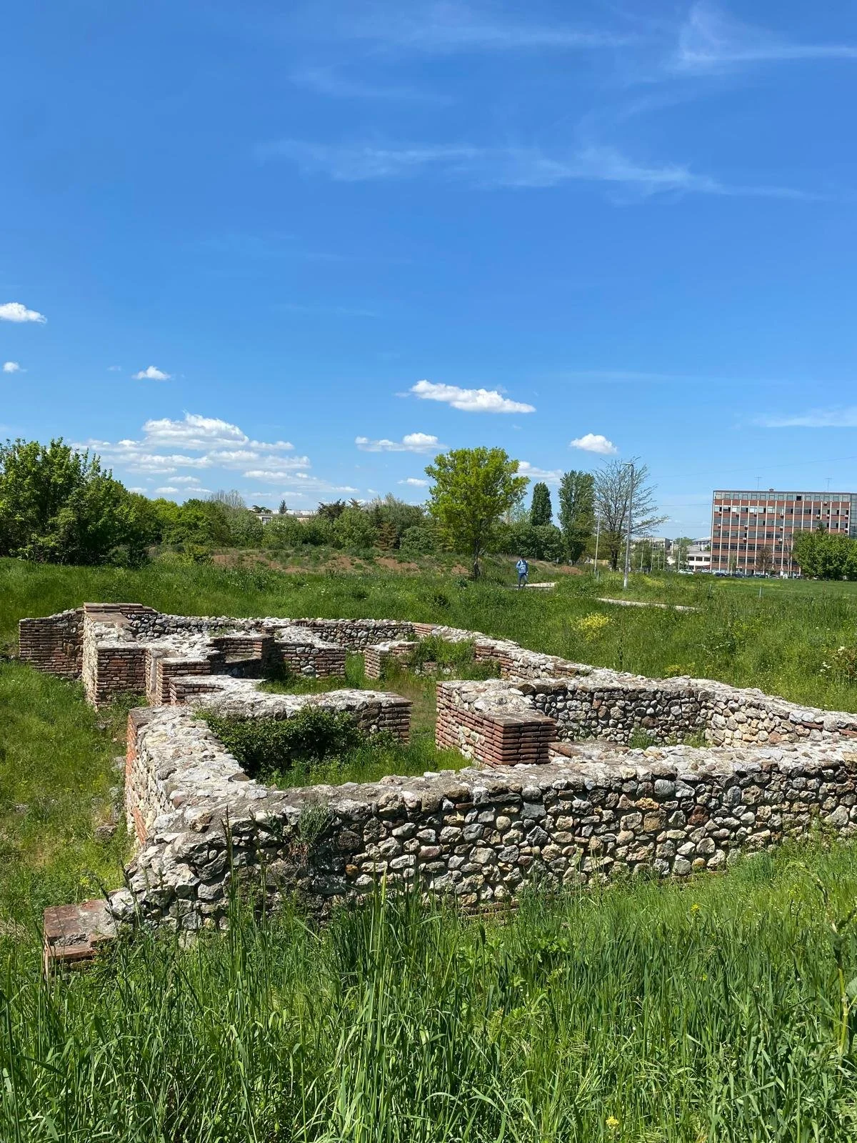 Roman building ruins