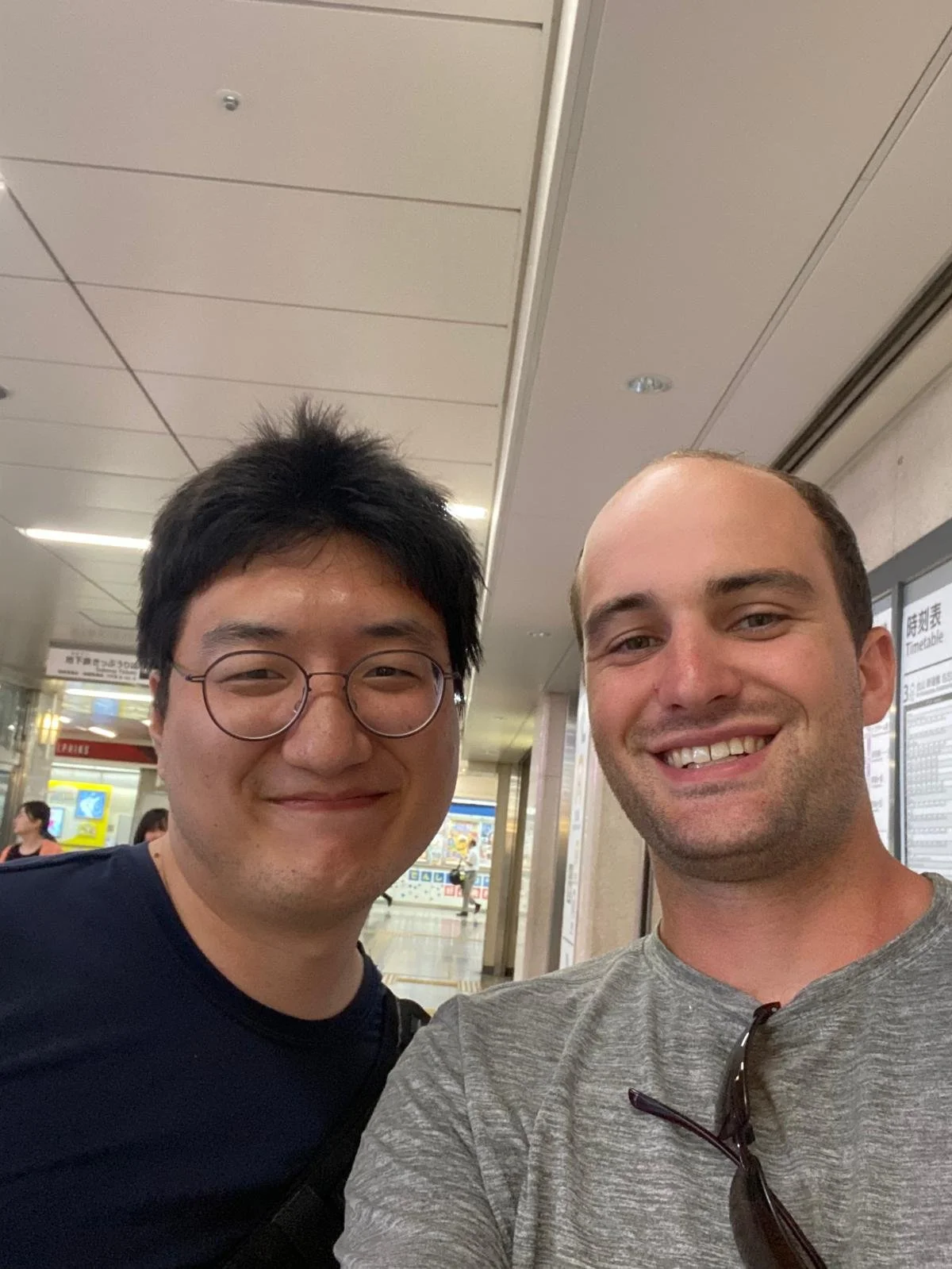 Another friend of Andrew - from Korea to Japan