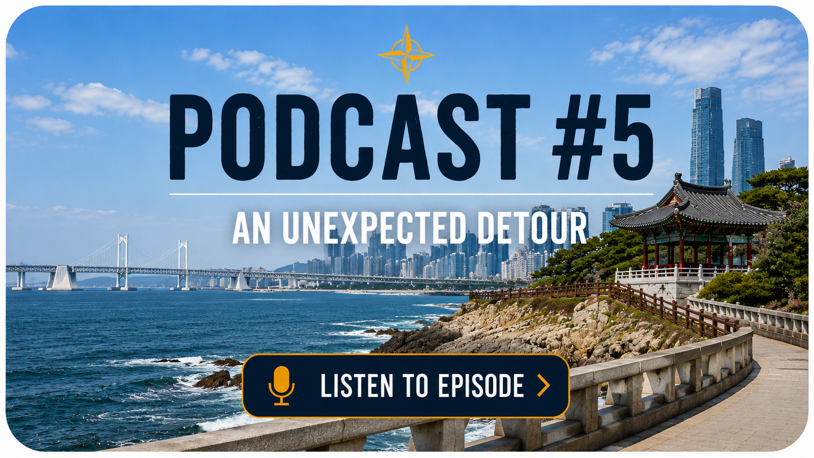 Episode 5
July 20, 2026
An Unexpected Detour
From China to South Korea
Cycling Weekly Podcast - GOING LONG
Hosted by Steve Shrubsall
**We catch up with Andrew as he continues his ride through the Far East, beginning in South Korea - Hosted on Acast.