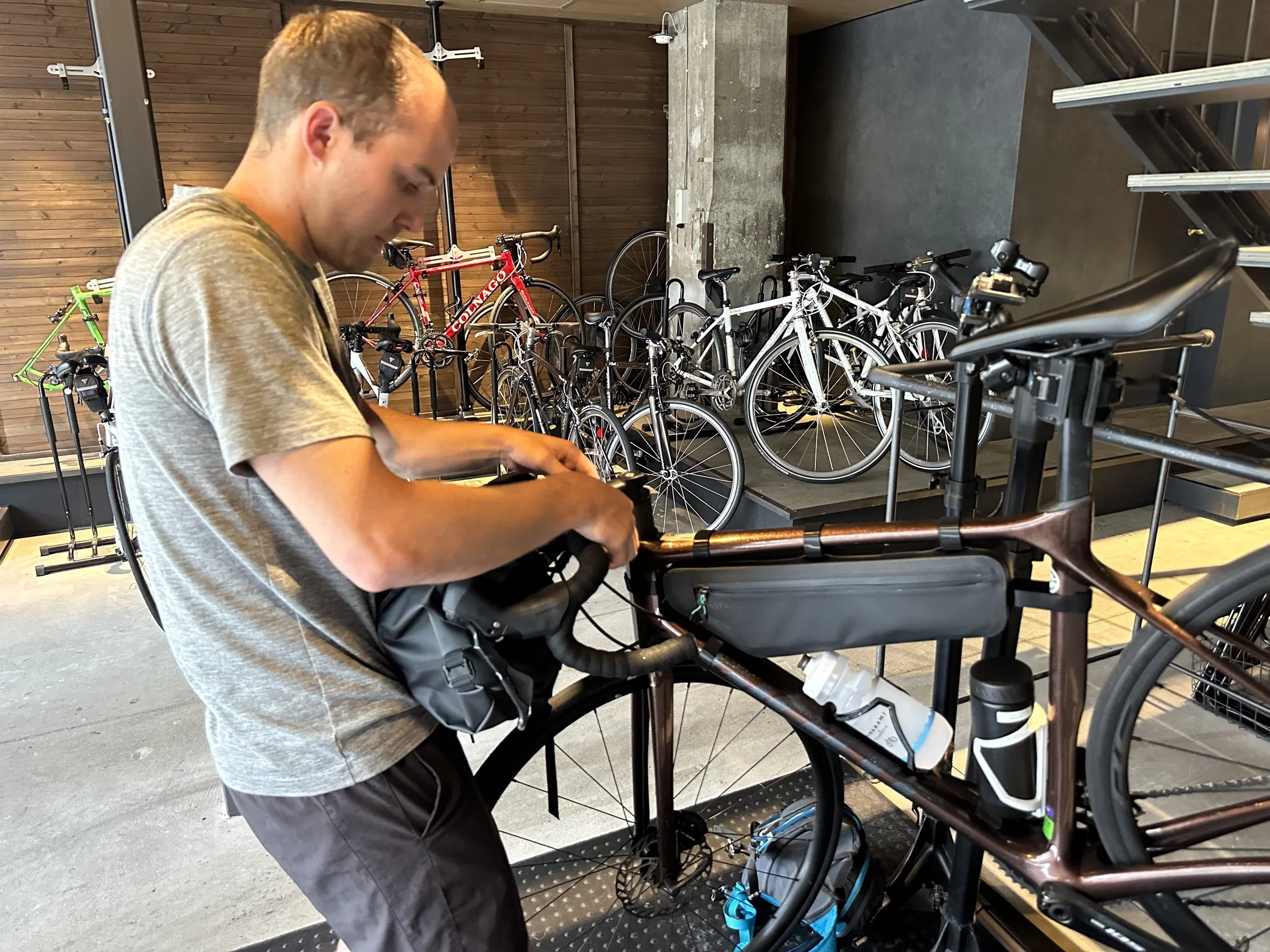 Assembly of Uncle Bryan's bike kit