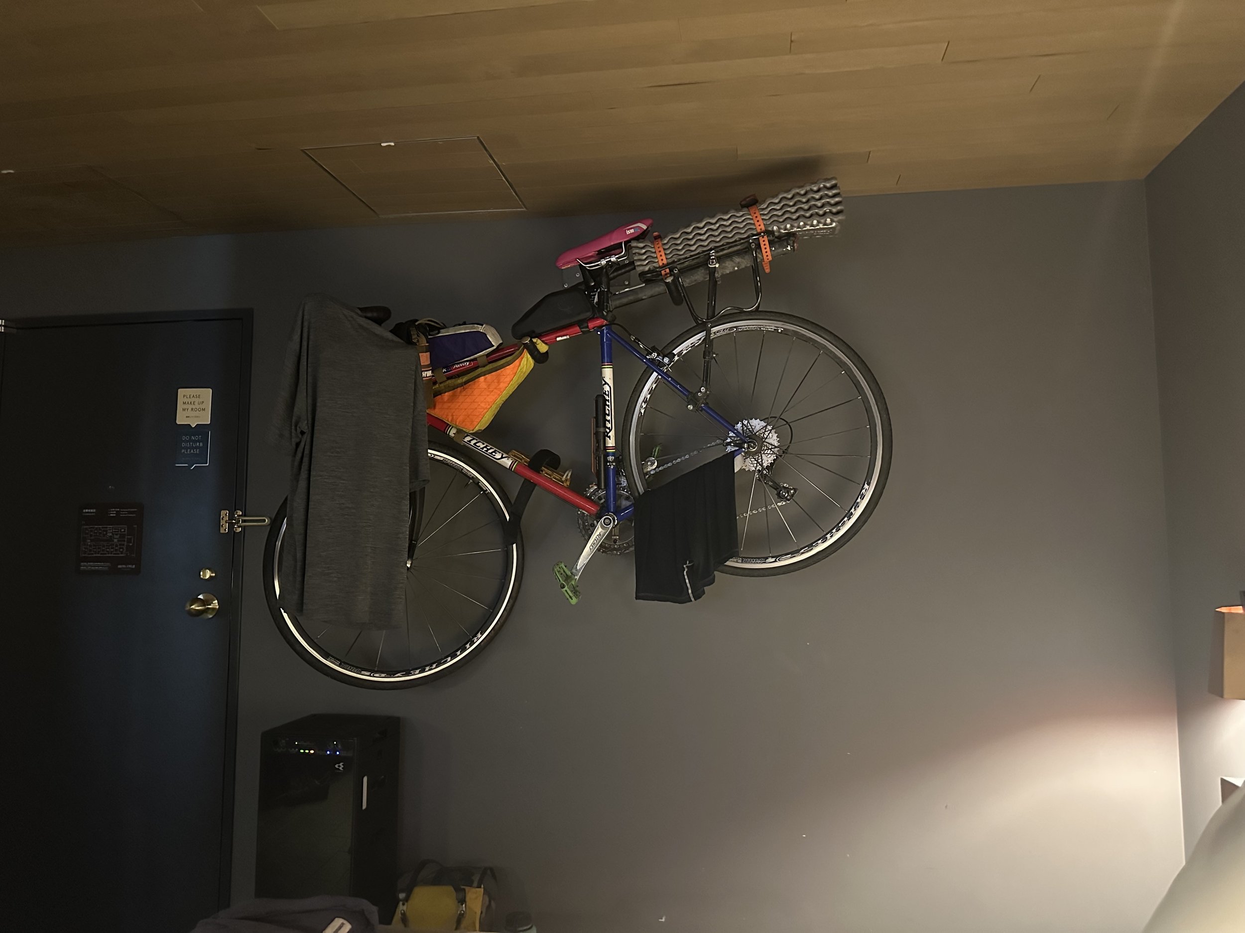 very bike friendly hotel rooms - Onomichi 