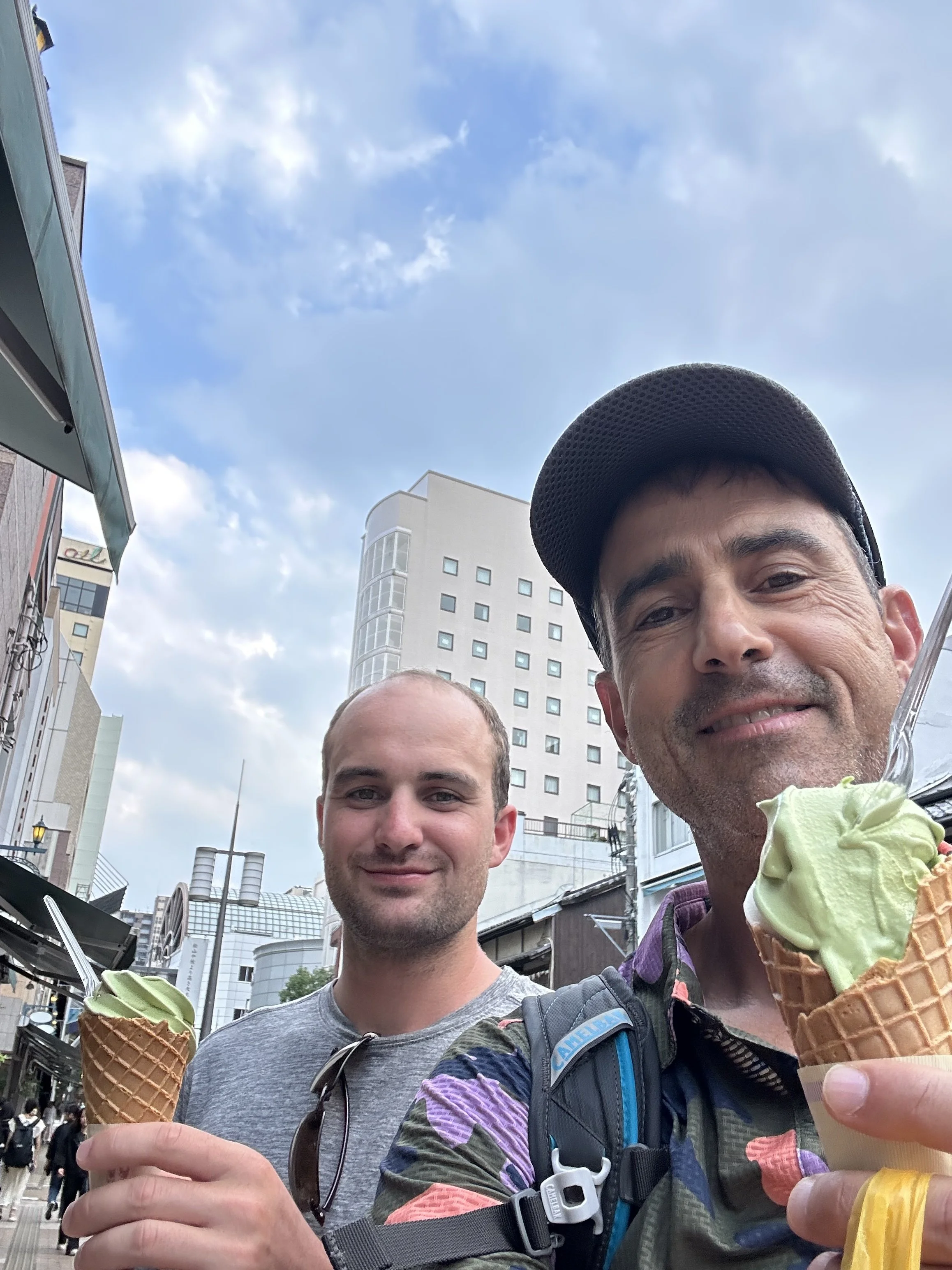 Amazing Green Tea Ice Cream in Japan