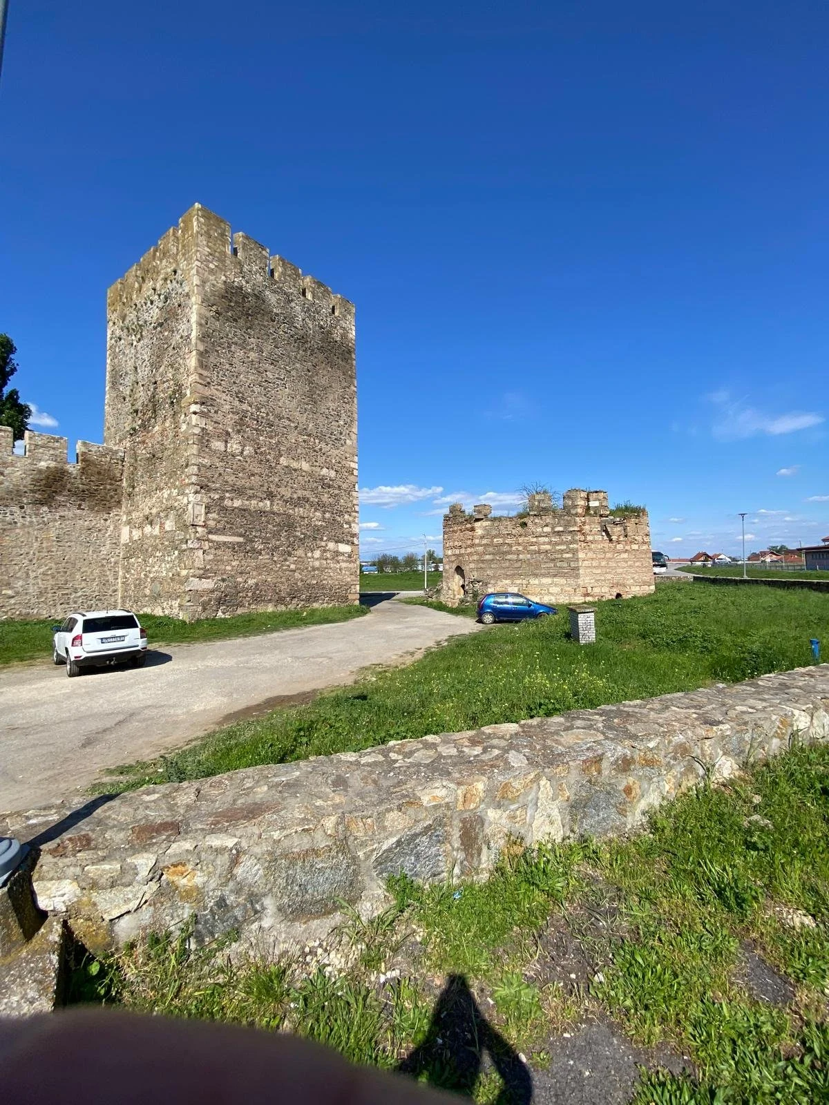 Old fortress from 1400s, used to be main fortress of Serbia.  Very large.  Smederevo city