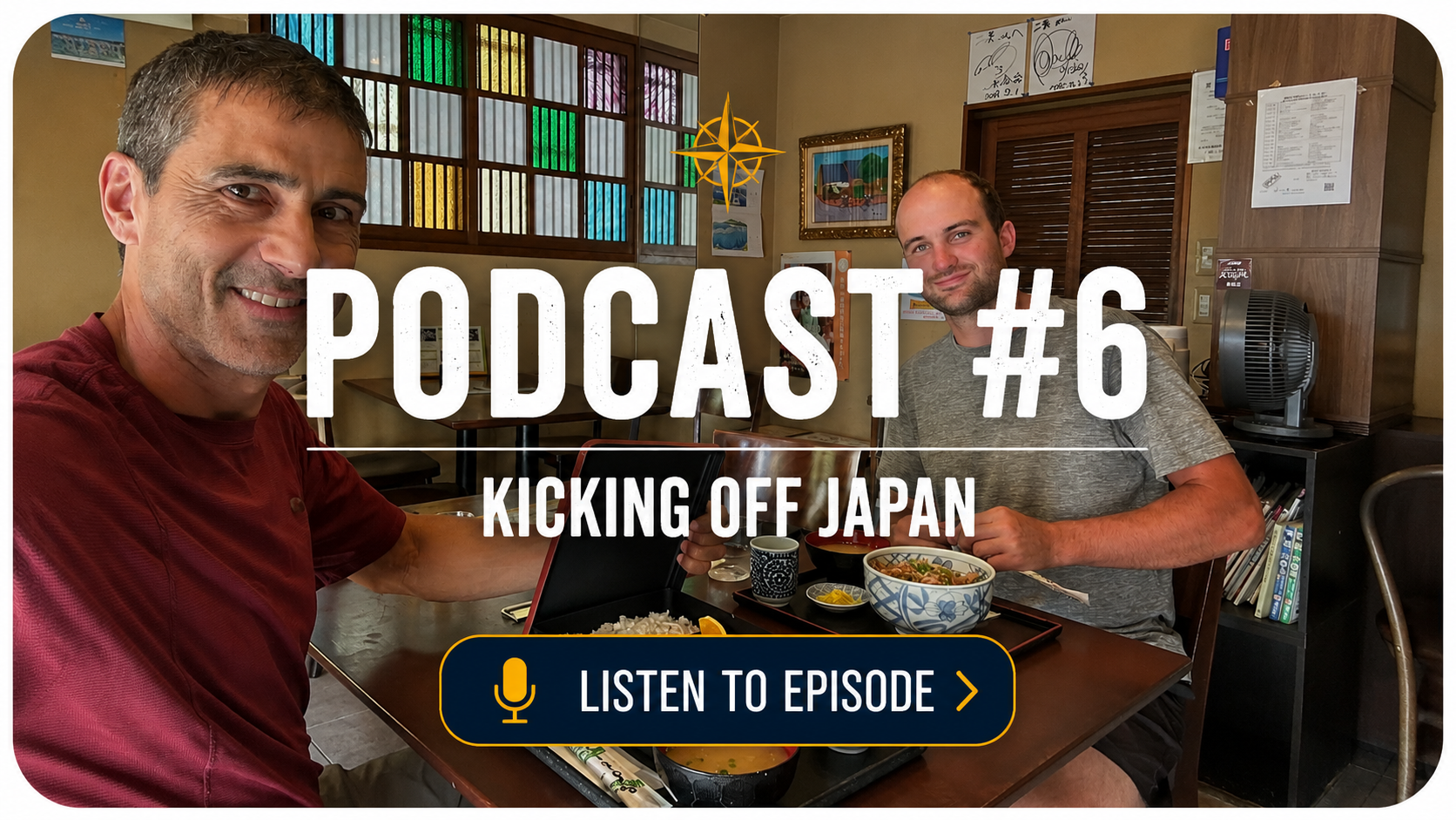 Episode 6
July 28, 2026
Leaving Korea & Kicking off Japan.
Cycling Weekly Podcast - GOING LONG
Hosted by Steve Shrubsall
**We catch up with Andrew (and his uncle)  as he continues his journey around the world --Hosted on Acast