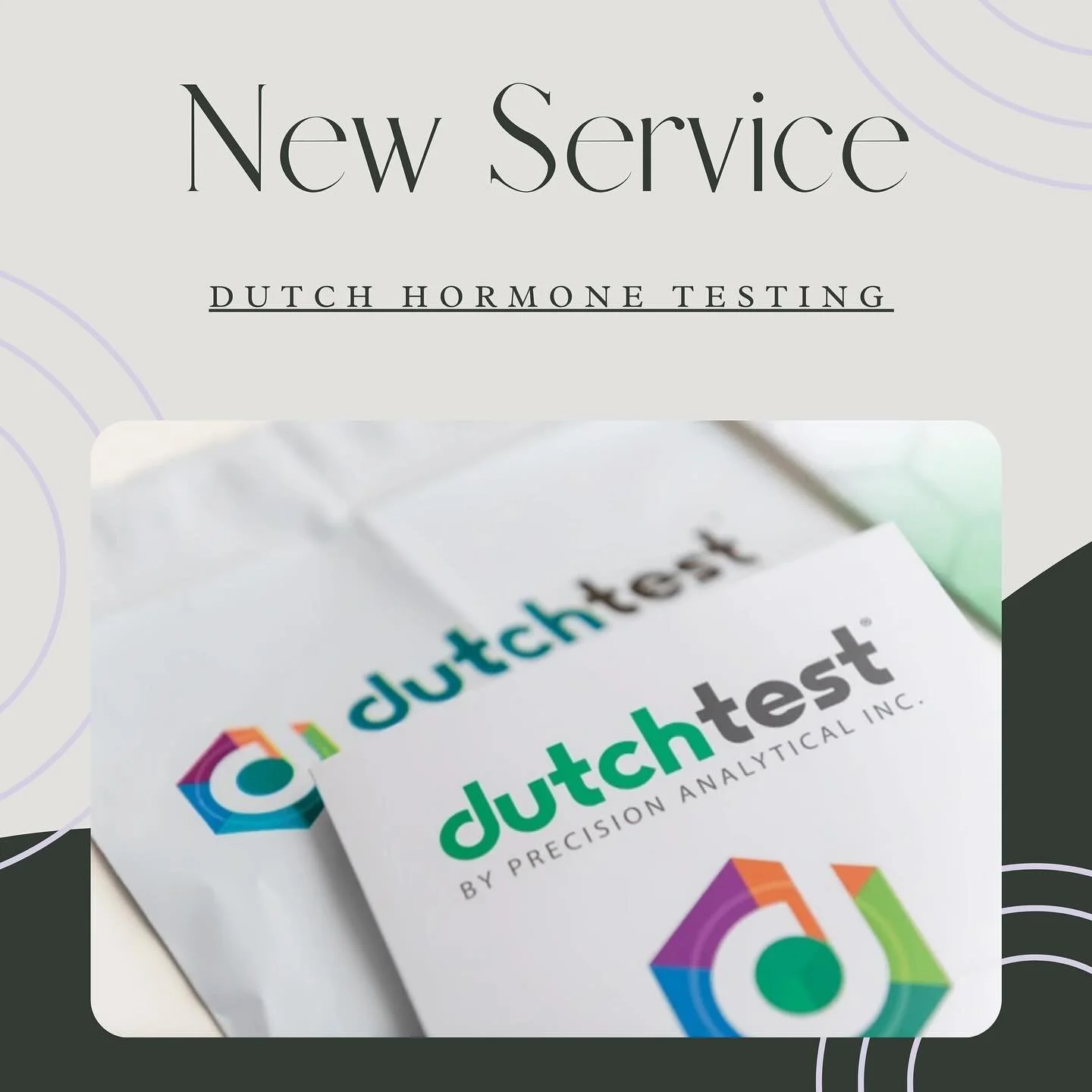 ✨New Service Alert✨

Over the past 6 months, I have spent hours learning the female hormones and their metabolites. Hormones play a crucial role in our energy, fertility, menstrual cycles, stress response, mood and behavior. 

I now offer DUTCH hormo