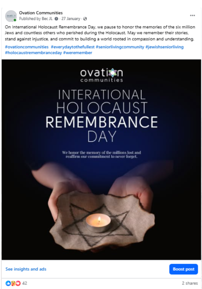 Honoring International Holocaust Remembrance Day