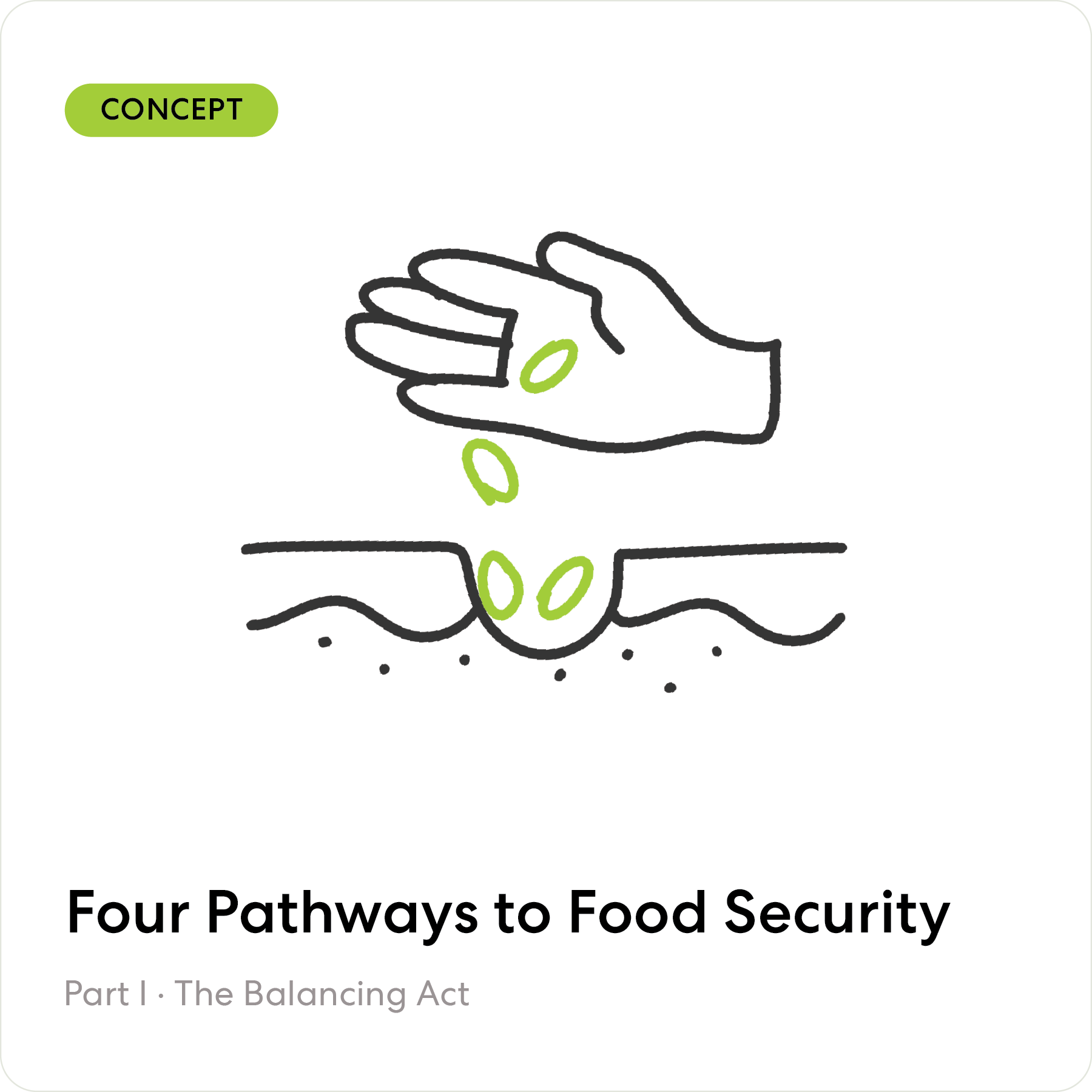 Four Pathways to Food Security