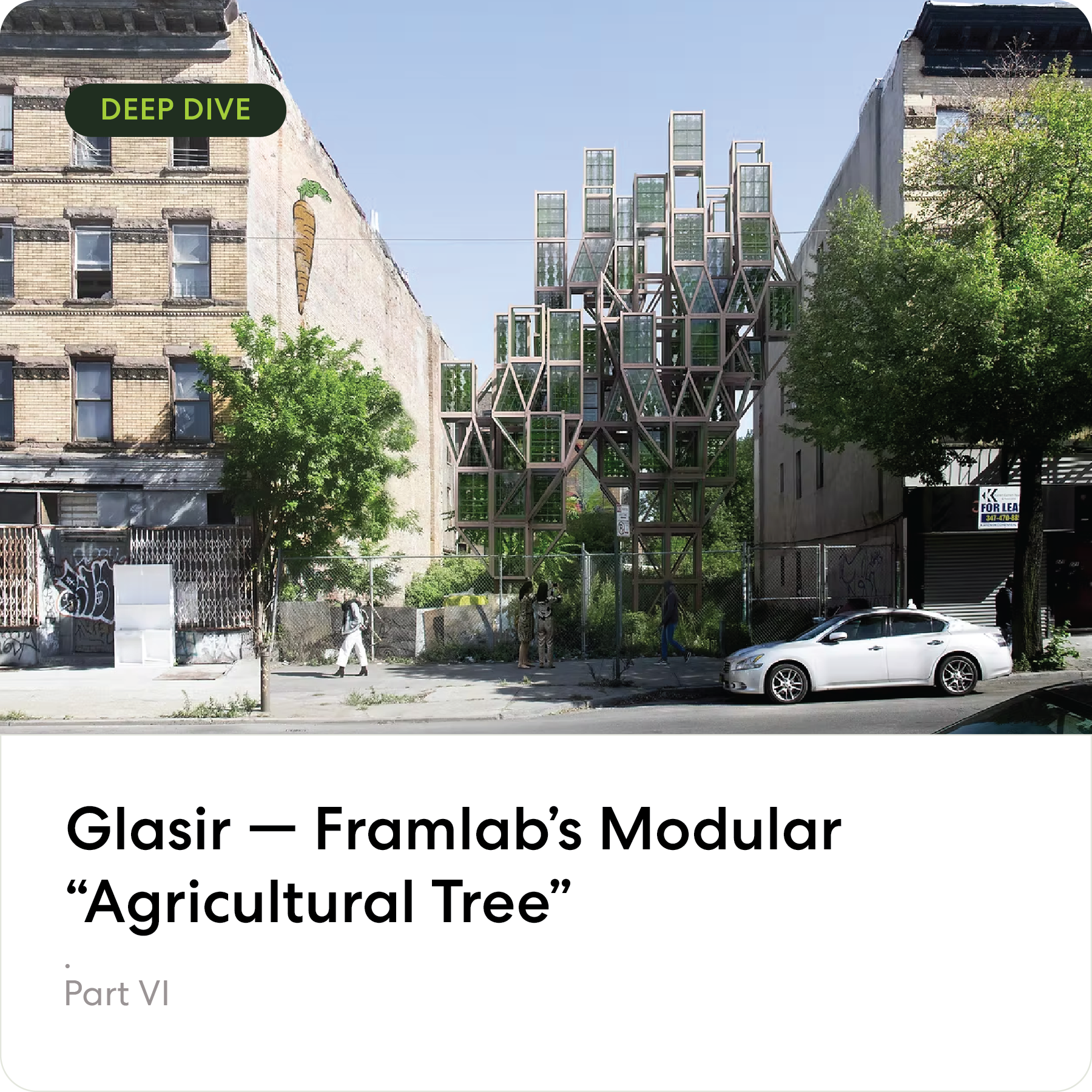 Glasir — Framlab's Modular "Agricultural Tree"