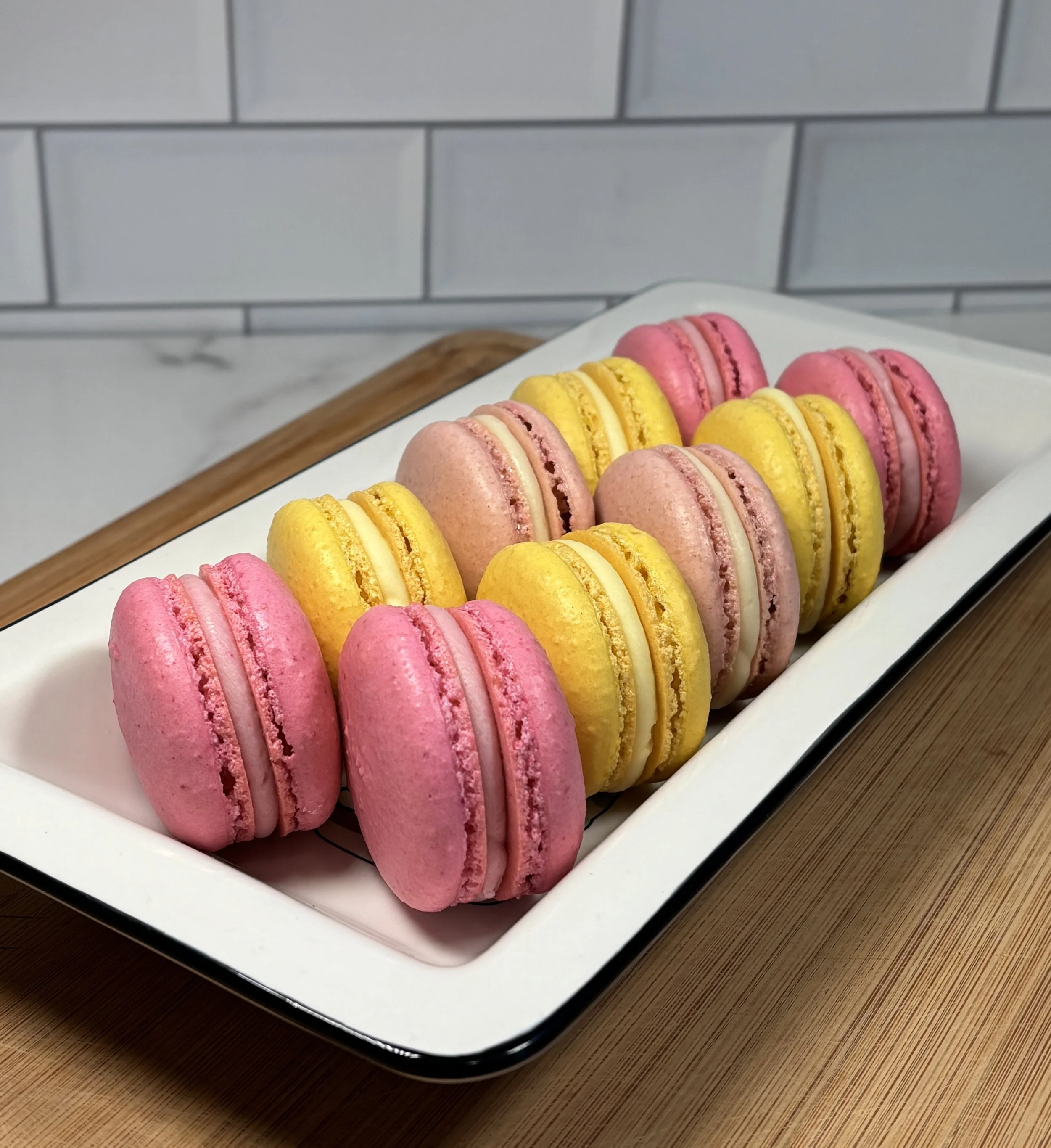 Assorted French macarons from Mary's Bakehouse