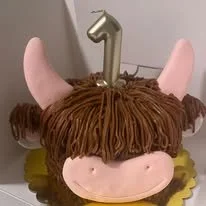 highland cow smash cake.jpg