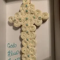 cross with blue cupcake cake.jpg