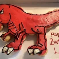 red dino cupcake cake.jpg