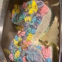 pastel and butterly 2 shaped cake.jpg
