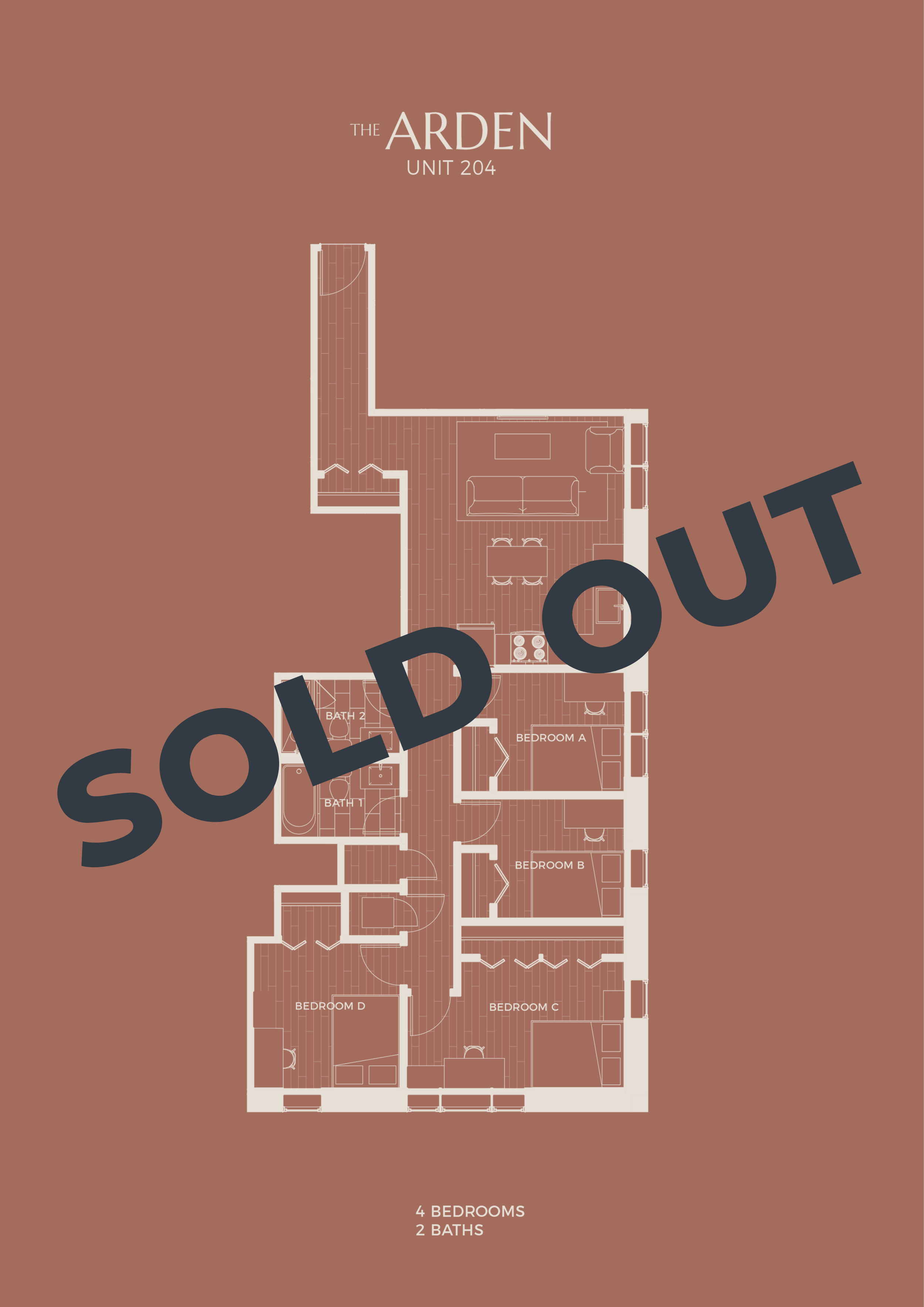 4 Bedroom x 2 Bath
$1,449 - $1,549/month installment
(pricing is per bedroom)