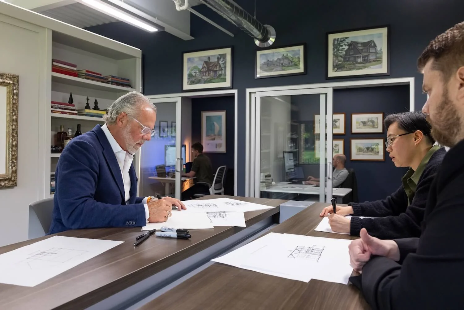 Wayne Visbeen meets clients for live design session