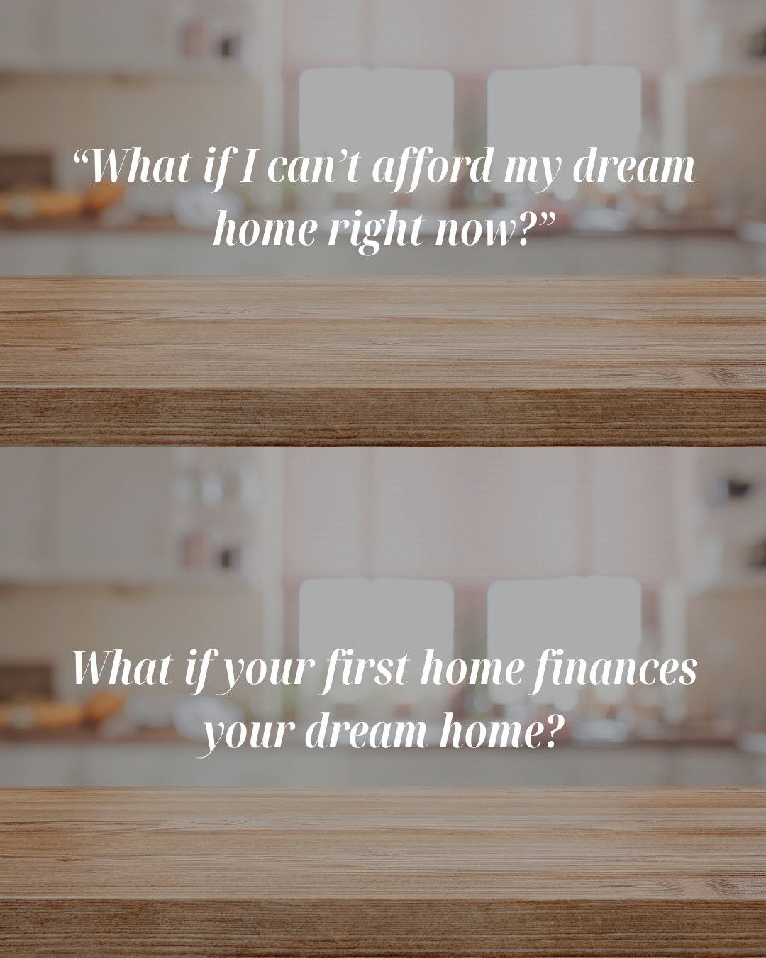 Sometimes the biggest thing standing between you and homeownership isn&rsquo;t your circumstances, it&rsquo;s the story you&rsquo;ve been telling yourself about them.

Buying a home doesn&rsquo;t have to mean having everything figured out. Sometimes 