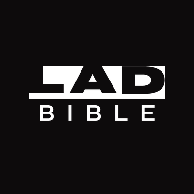 Black background with white text reading 'LAD BIBLE'. 