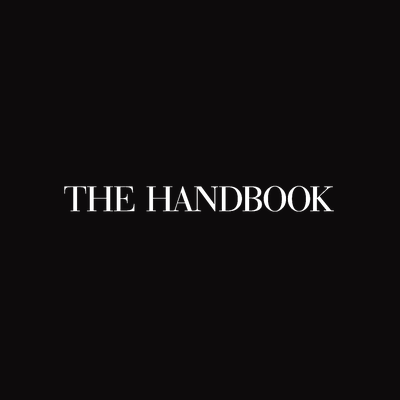 Black book cover titled "The Handbook" in white text.