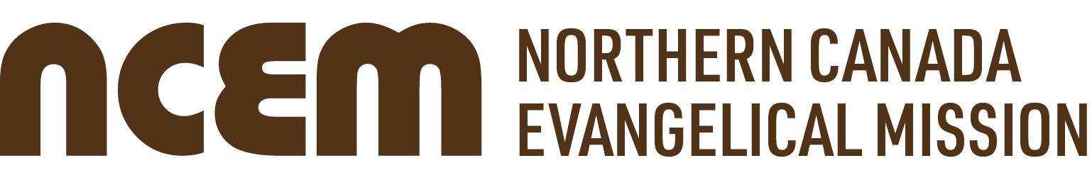 Logo for Northern Canada Evangelical Mission, featuring the letters 'ncem' in lowercase and large, with the words 'Northern Canada Evangelical Mission' to the right.
