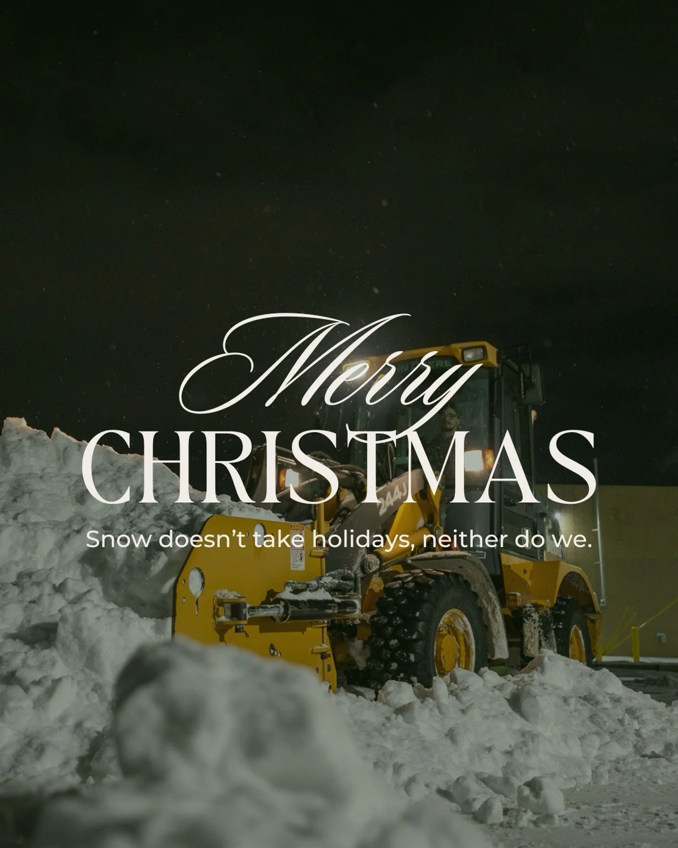 Happy Holidays from Ground Force! 
Big thanks to our hardworking crew and loyal customers. We appreciate the trust and support, here&rsquo;s to another winter of showing up when it matters most.