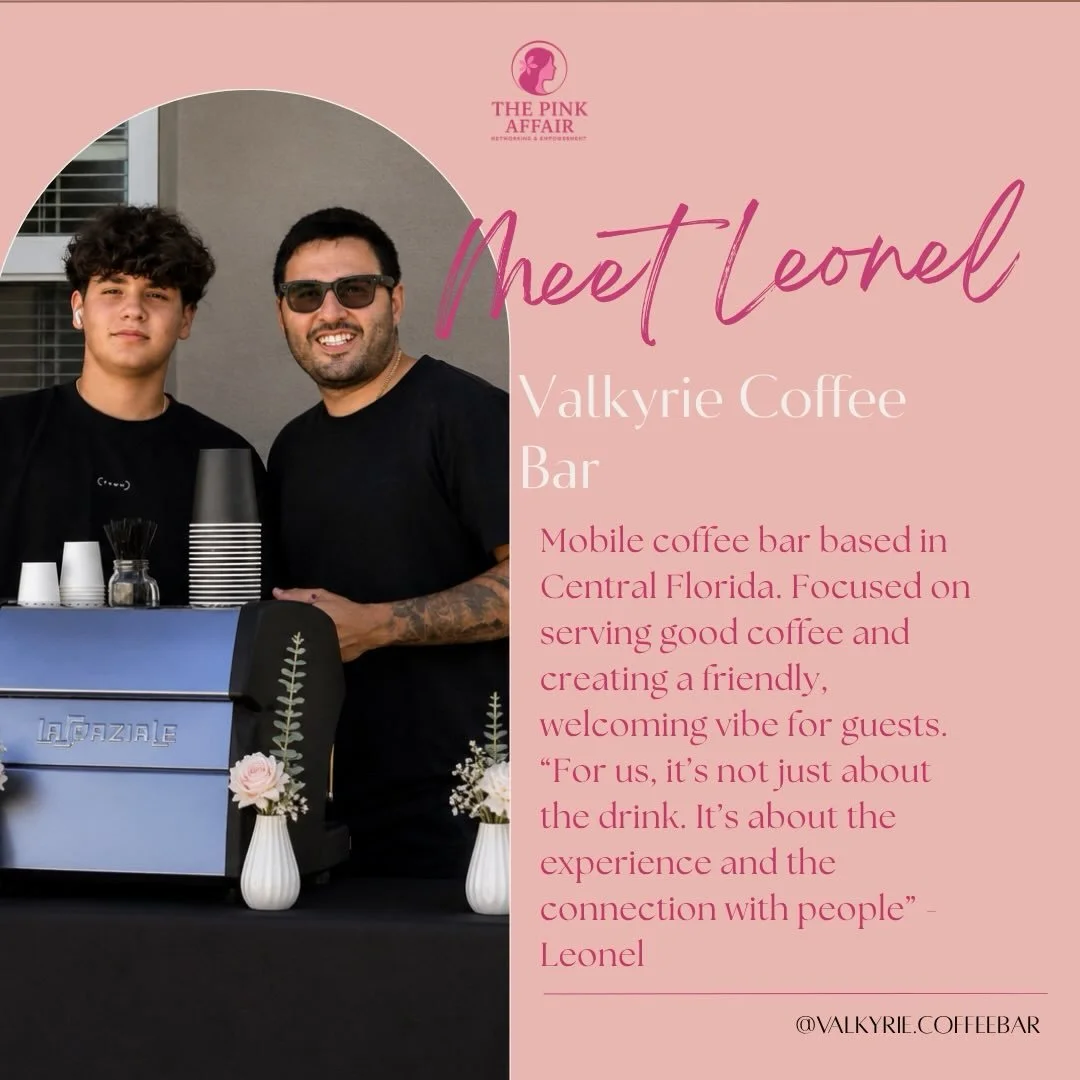☕ Meet Valkyrie Coffee Bar! Based in Central Florida, they are  a mobile coffee bar passionate about serving great coffee and creating meaningful connections. They&rsquo;re excited to grow, learn, and be part of events that bring amazing people toget