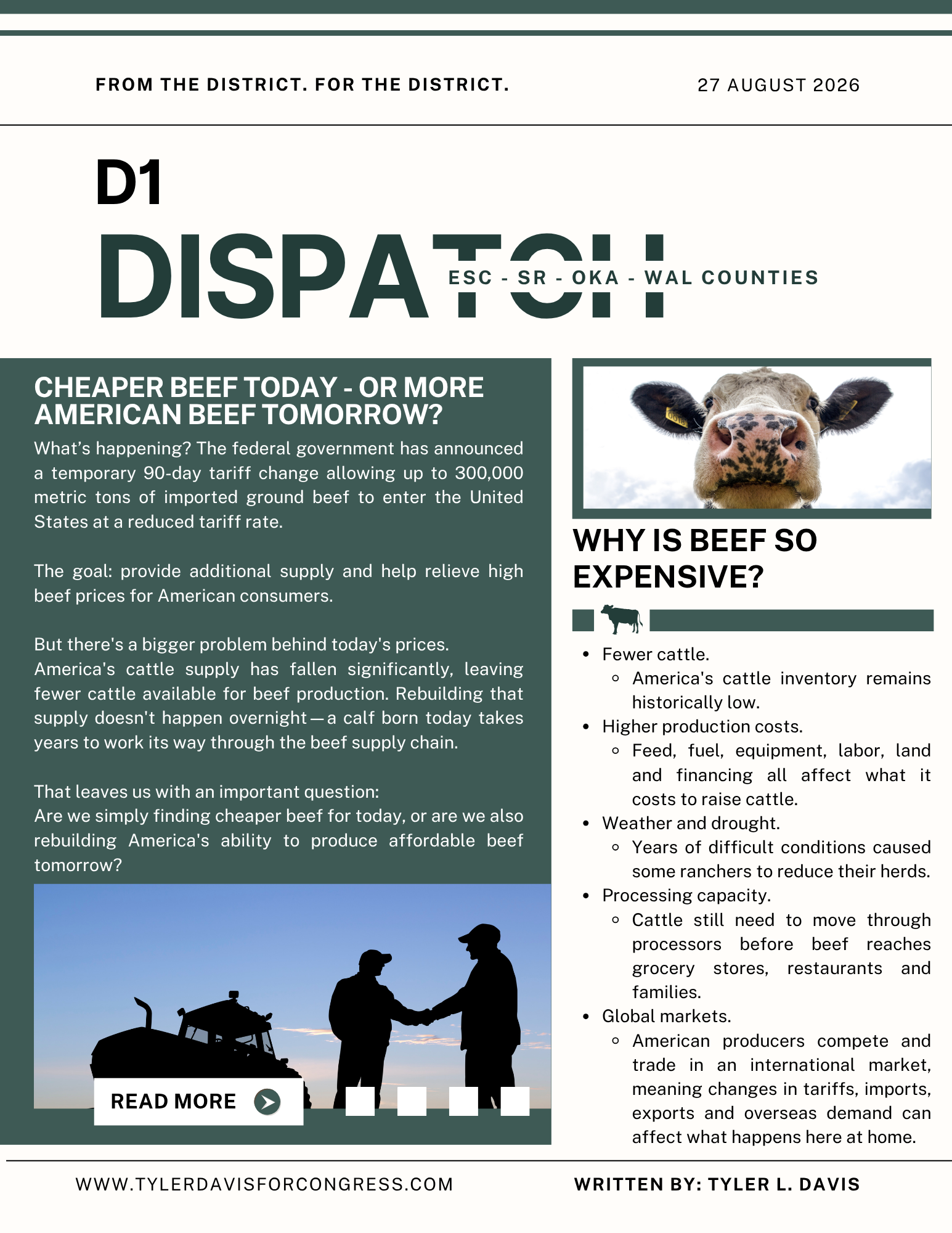 D1 Dispatch - Got Beef?
