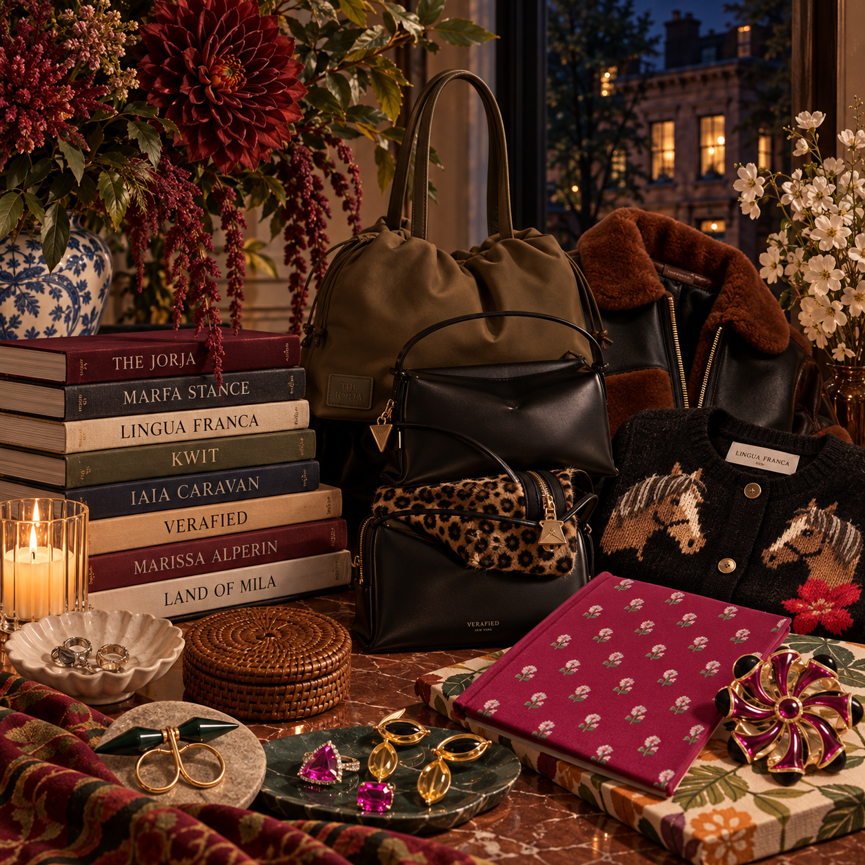 Trunk Show | The Jorja, Kwit, Land of Mila, Lingua Franca, Marfa Stance, Marissa Alperin, IAIA Caravan, Verafied
