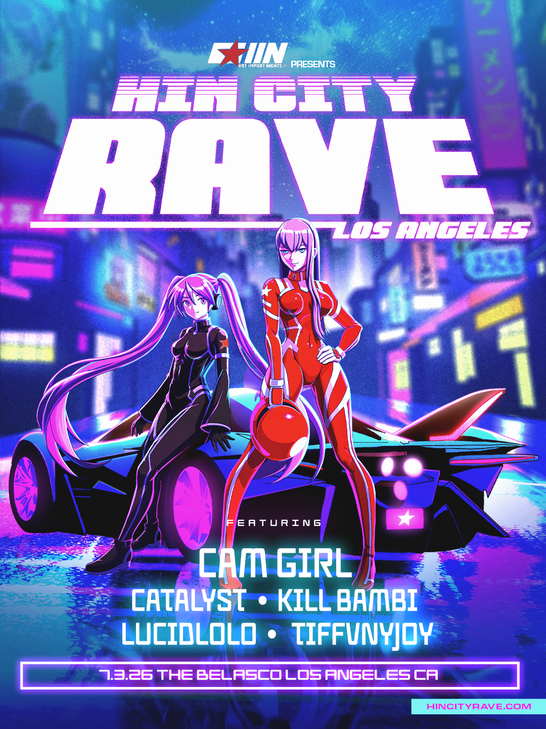 HINCITY™ RAVE - LOS ANGELES