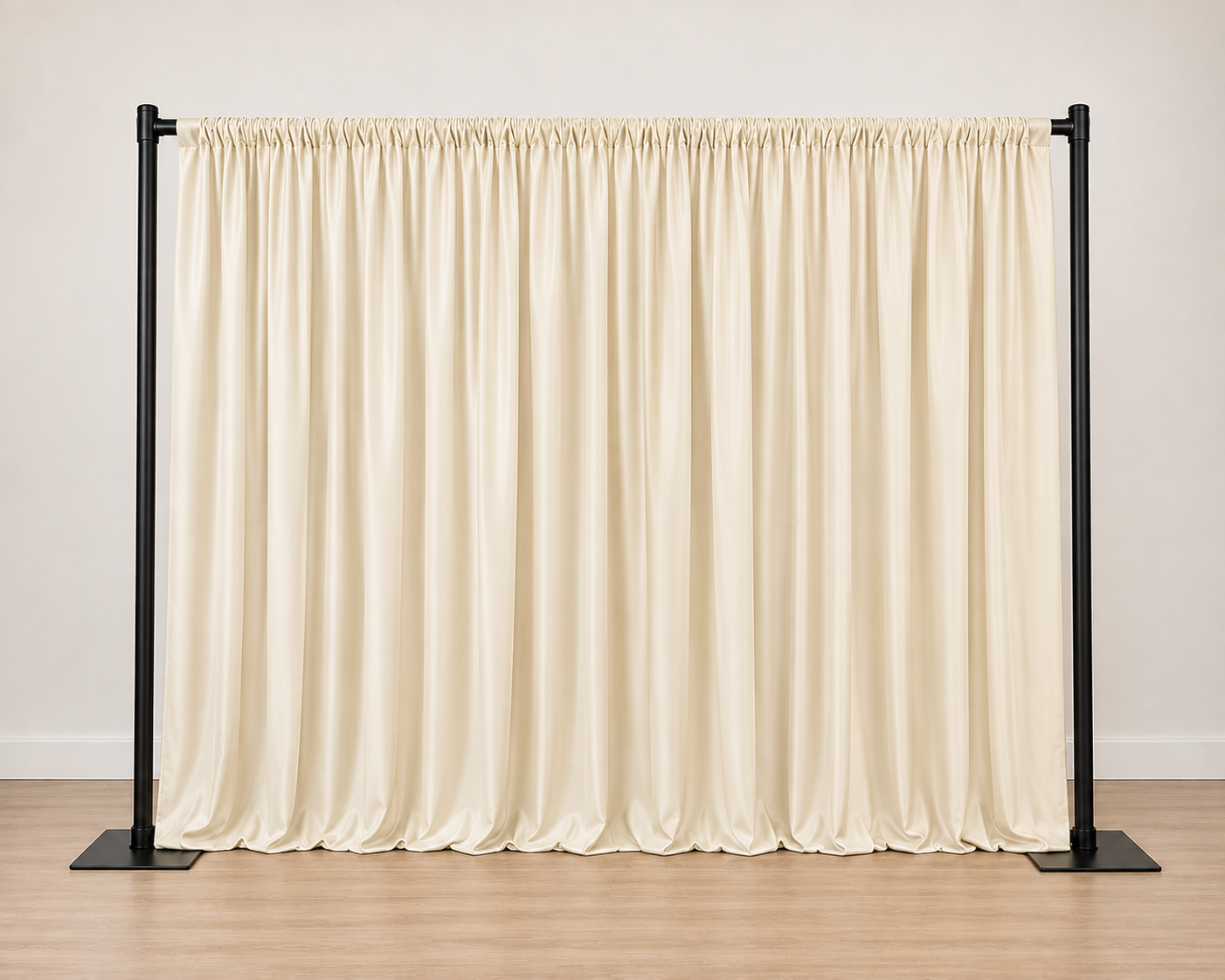 10' x 10' Pipe and Drape Kit - Ivory Banjo Drapes